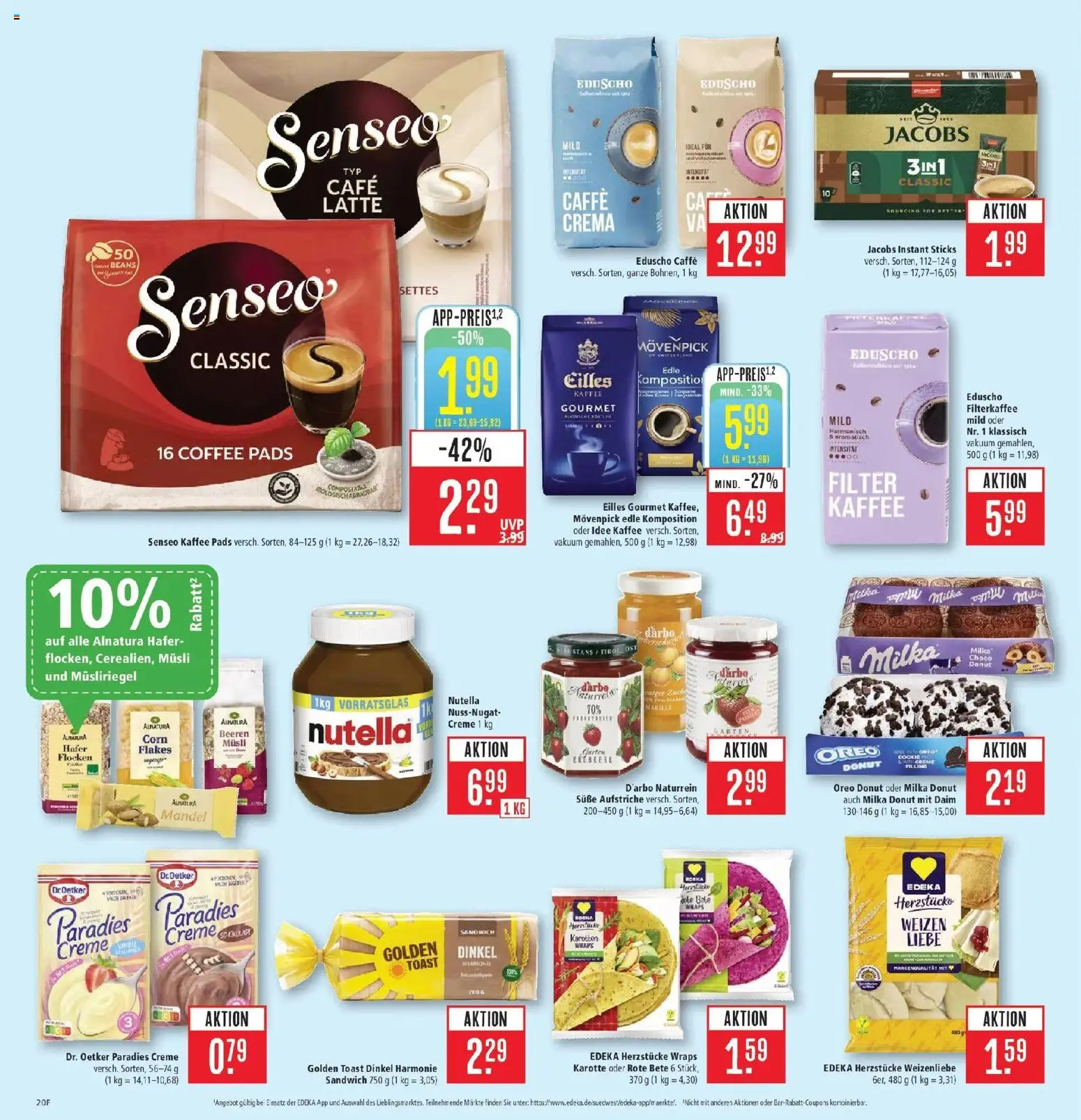Marktkauf Prospekt Weil Am Rhein (ab 19.10.2026) » Angebote online | Seite: 28 | Produkte: Senseo, Kaffee, Milka, Nutella