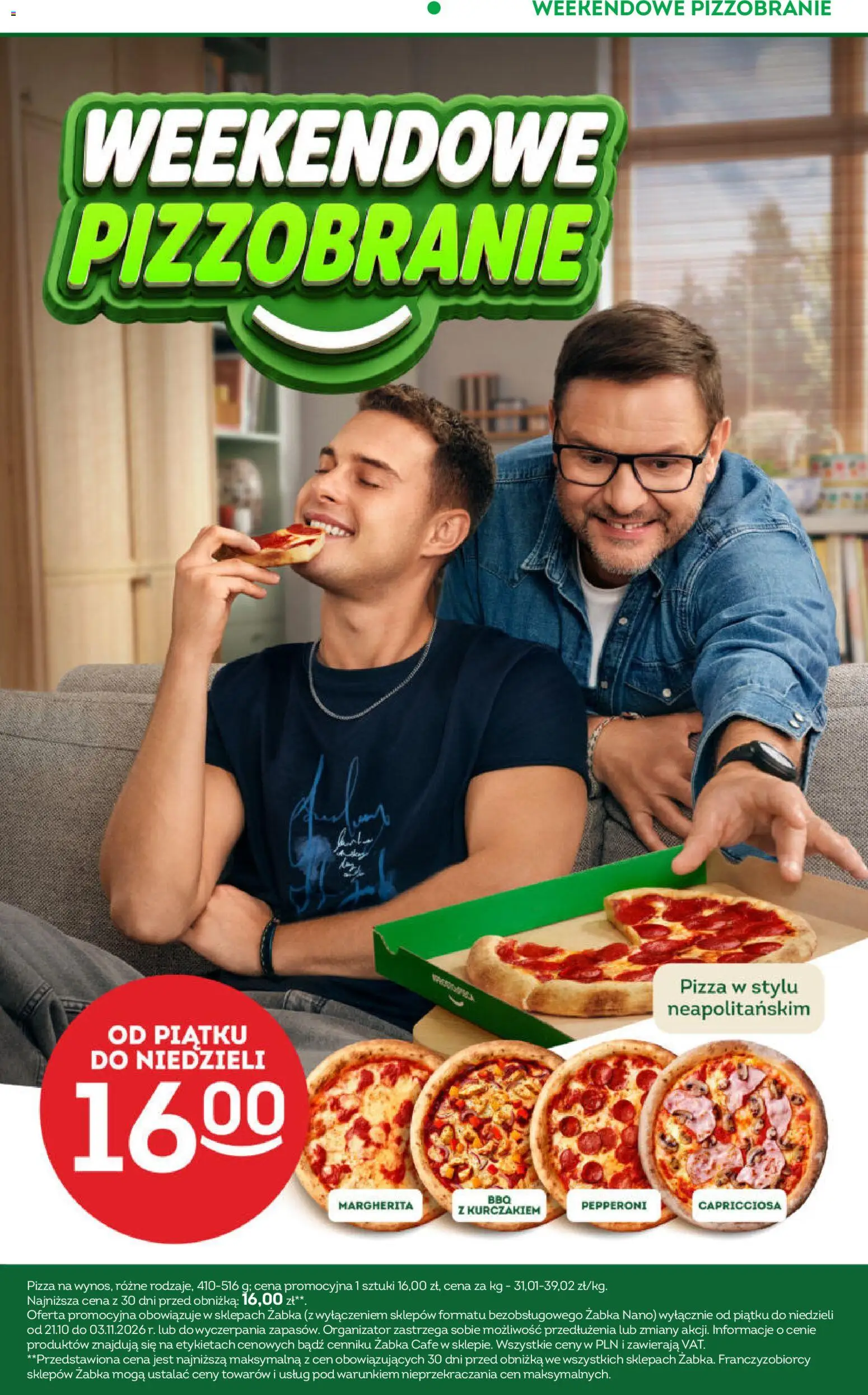 Żabka gazetka od 21.10.2026 | Strona: 11 | Produkty: Pizza