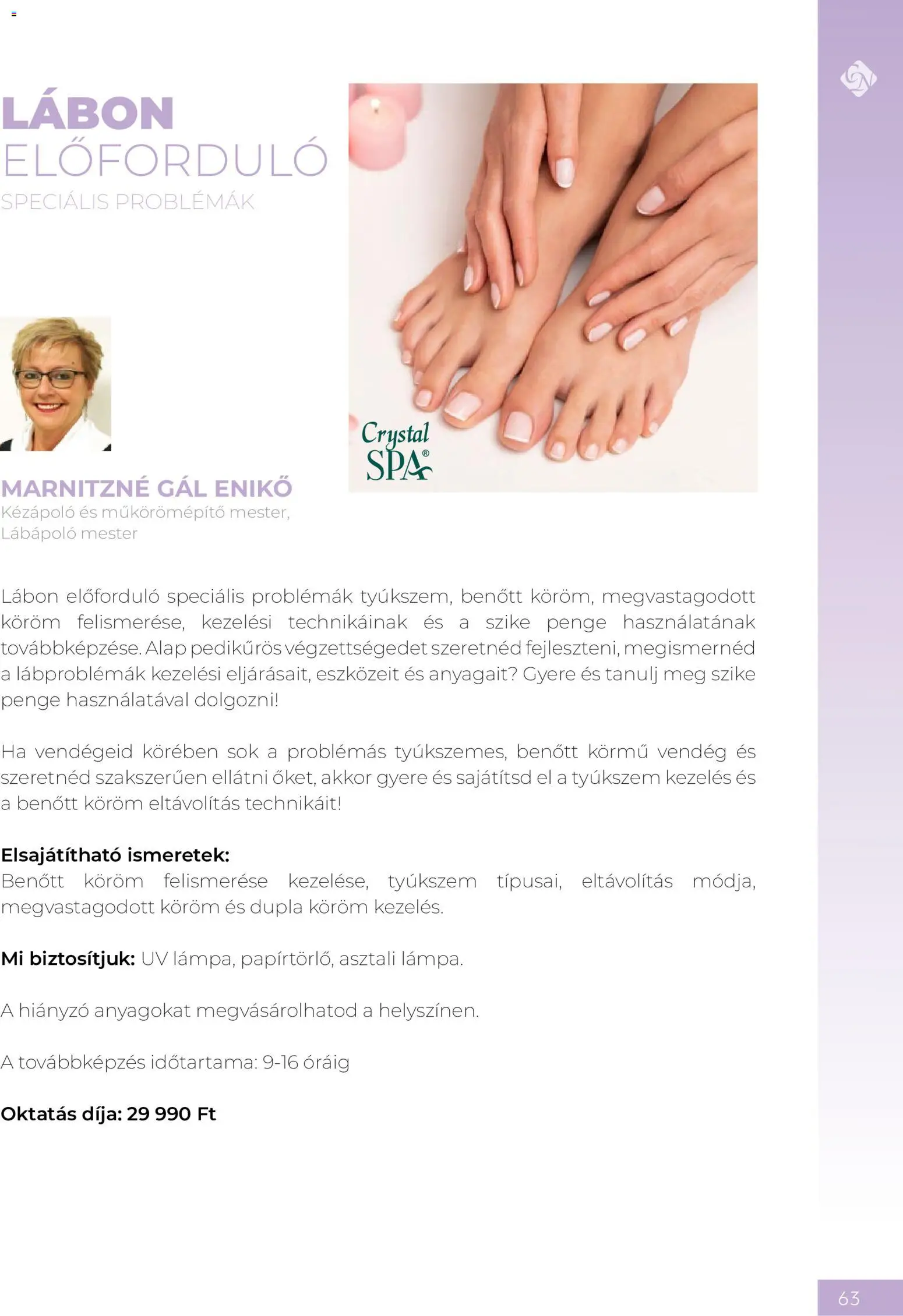 Crystal Nails akciós ujság - amely érvényes a következő dátumtól: 08.06.2026 | Oldal: 63