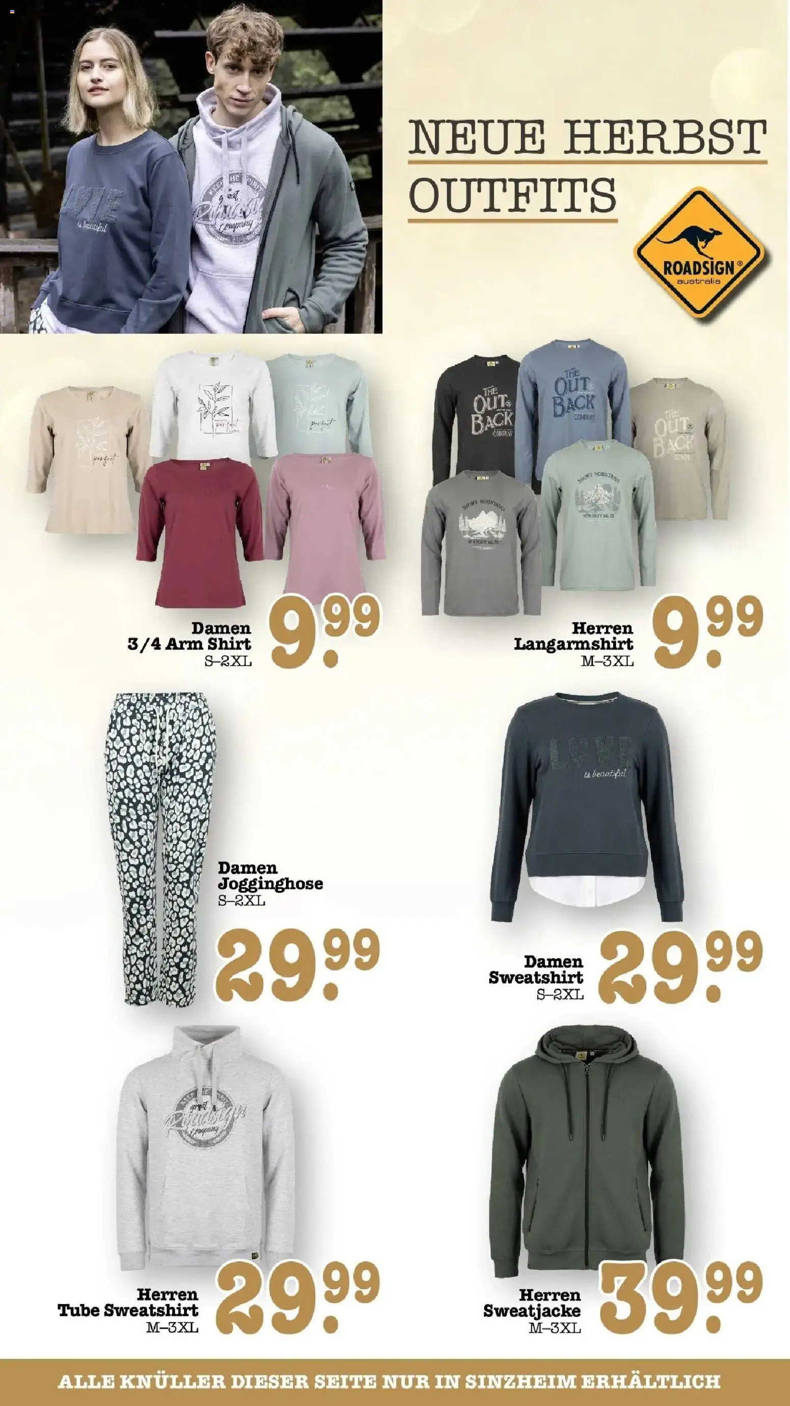 E center Prospekt Kuppenheim-Oberndorf (ab 14.09.2026) zum Blättern | Seite: 70 | Produkte: Jogginghose, Sweatjacke, Sweatshirt, Langarmshirt