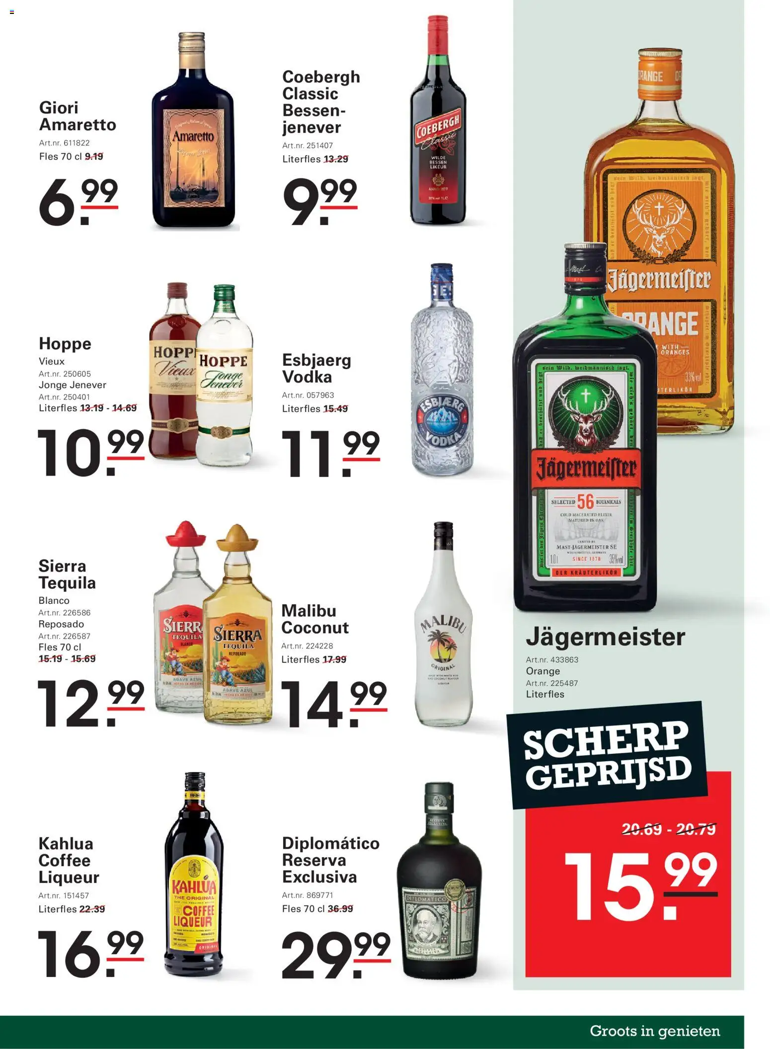 {H1} | Pagina: 91 | Producten: Vodka, Jägermeister, Fles, Agave