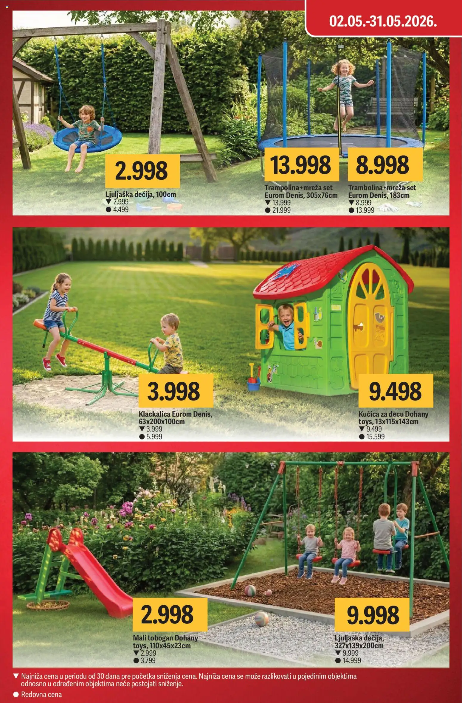 Mega Maxi katalog - važi od 07.05.2026 | Strana: 4 | Proizvode: Ljuljaška