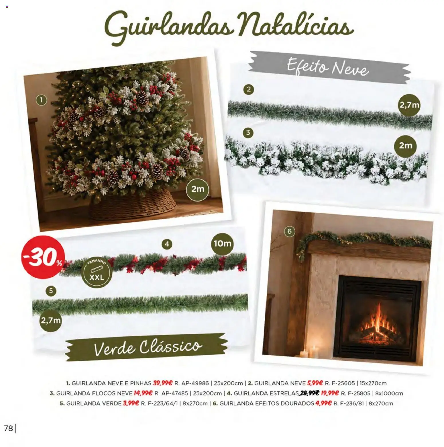 Espaço Casa Catálogo de Natal 2026 │ válido de 06/10/2026 | Página: 78 | Produtos: Flocos