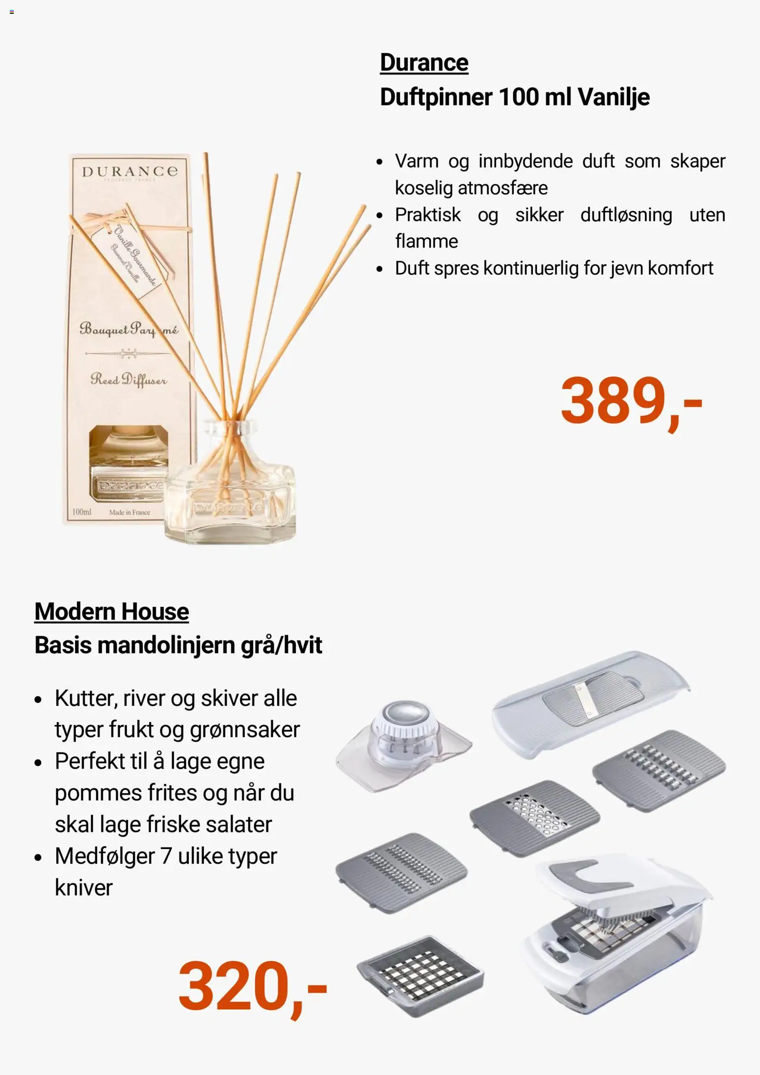 {H1} | Side: 3 | Produkter: Umetna rastlina, Pommes frites, Mikrovalovka, Duftpinner