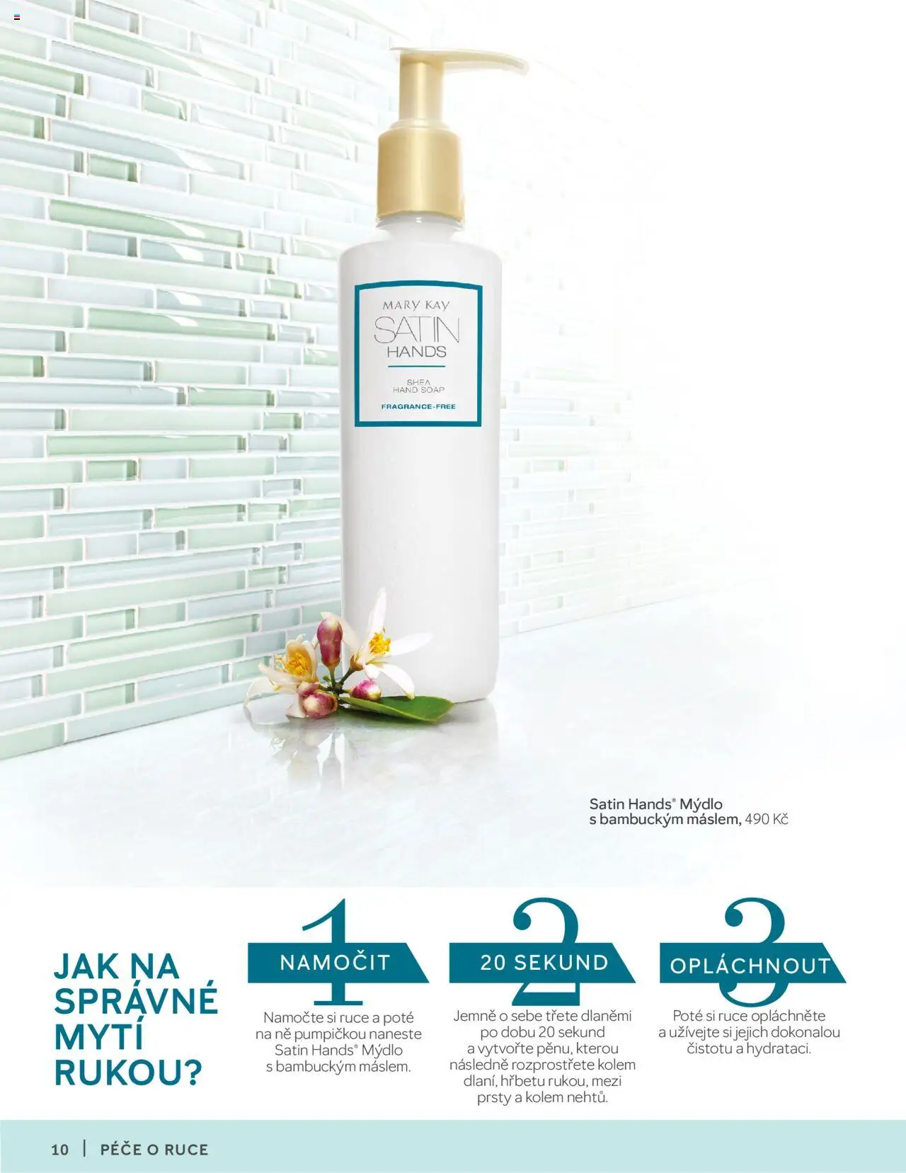 Mary Kay katalog - Péče pro ruce a tělo od 16.03.2025 | Strana: 10 | Produkty: Mýdlo