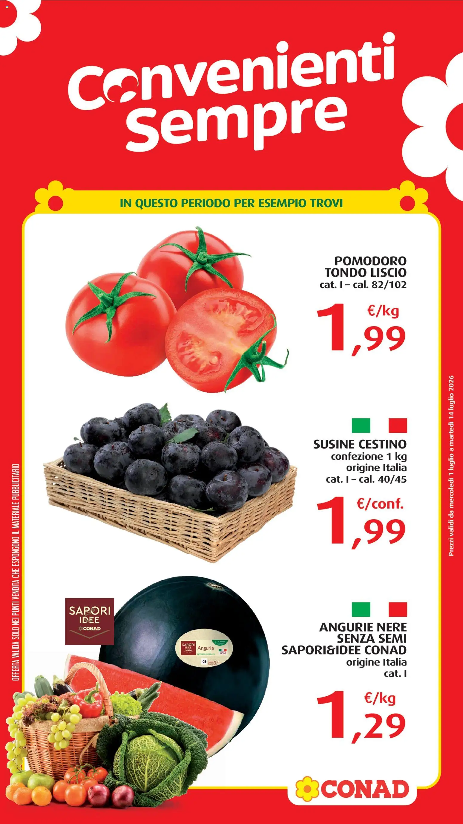 Volantino Conad del 01/07/2026 | Pagina: 3