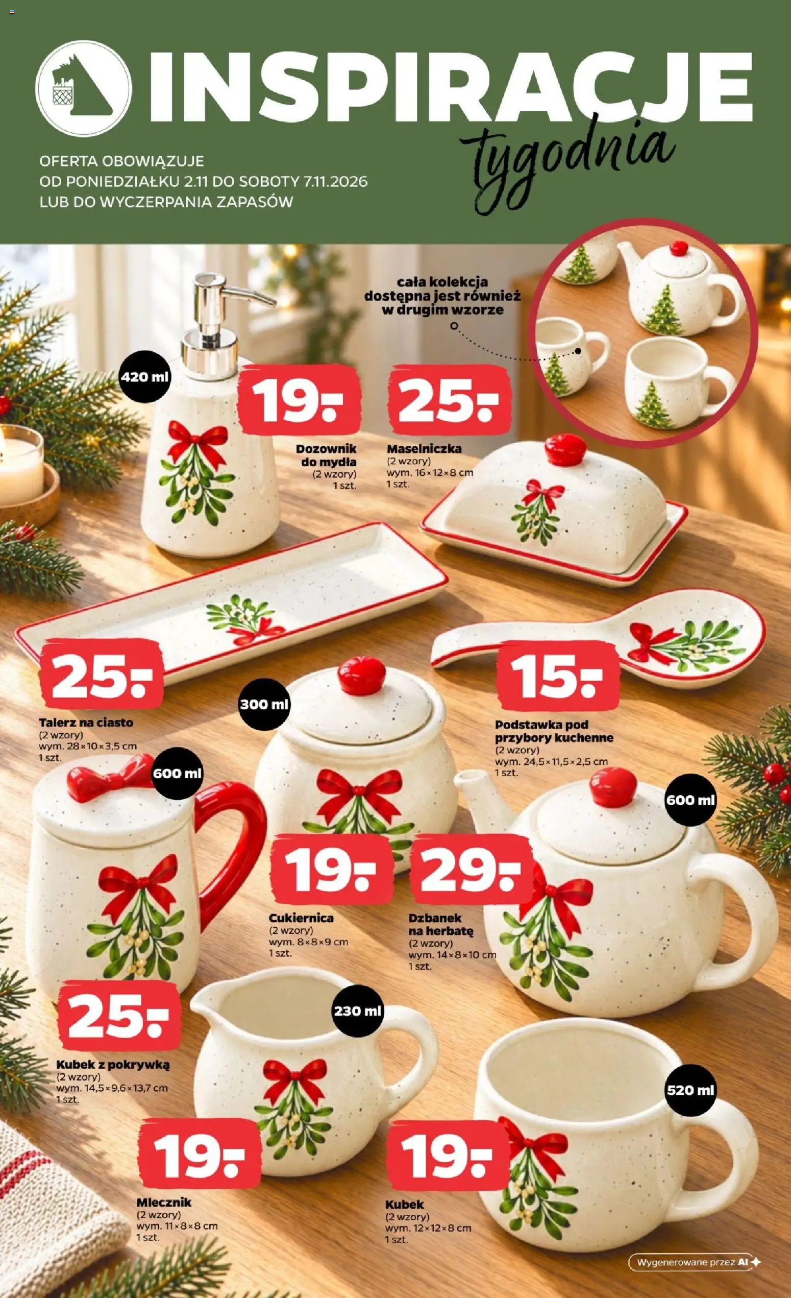 Netto gazetka od poniedziałku NonFood od 02.11.2026 | Strona: 2 | Produkty: Dzbanek, Ciasto
