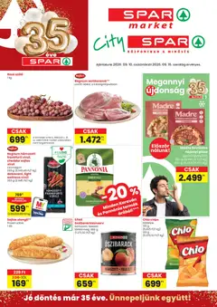 Spar Market akciós újság - amely érvényes a következő dátumtól: 2026.09.10.