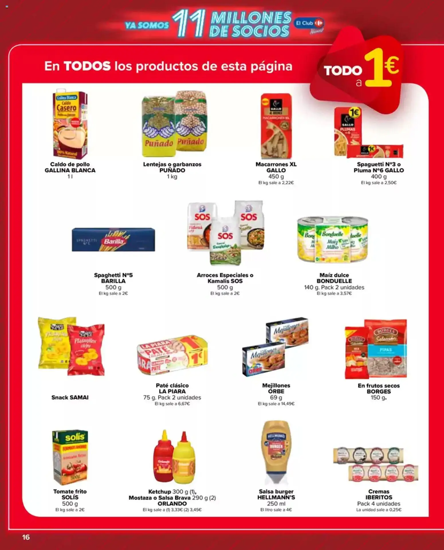 Carrefour Market folleto │ válido desde el 12.05.2026 | Página: 16 | Productos: Salsa brava, Paté, Frutos secos