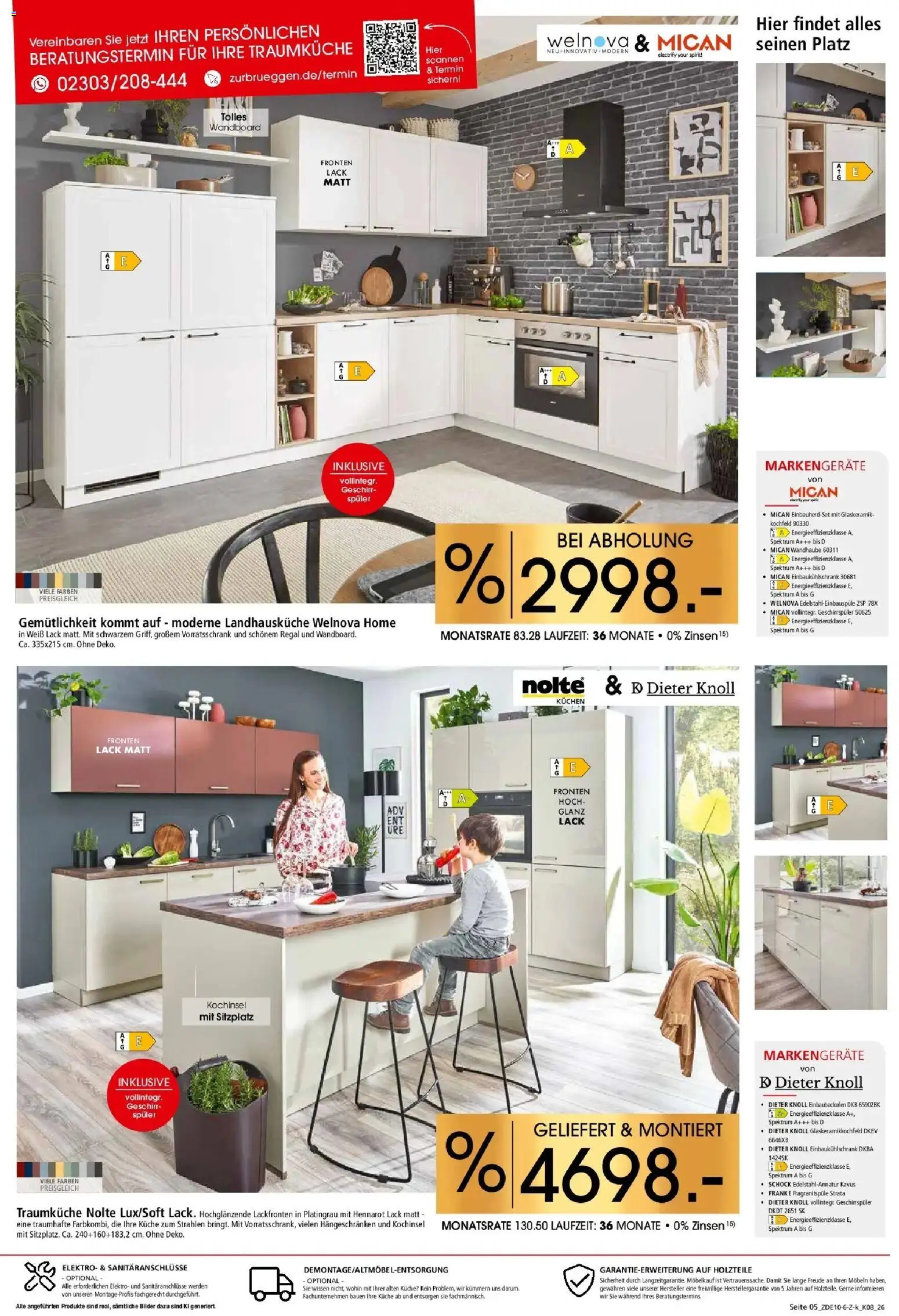 Zurbrüggen - Zurbrüggen: Küchen Vorteilswochen (ab 24.10.2026) zum Blättern | Seite: 5 | Produkte: Wandboard, Regal, Küche, Bilder