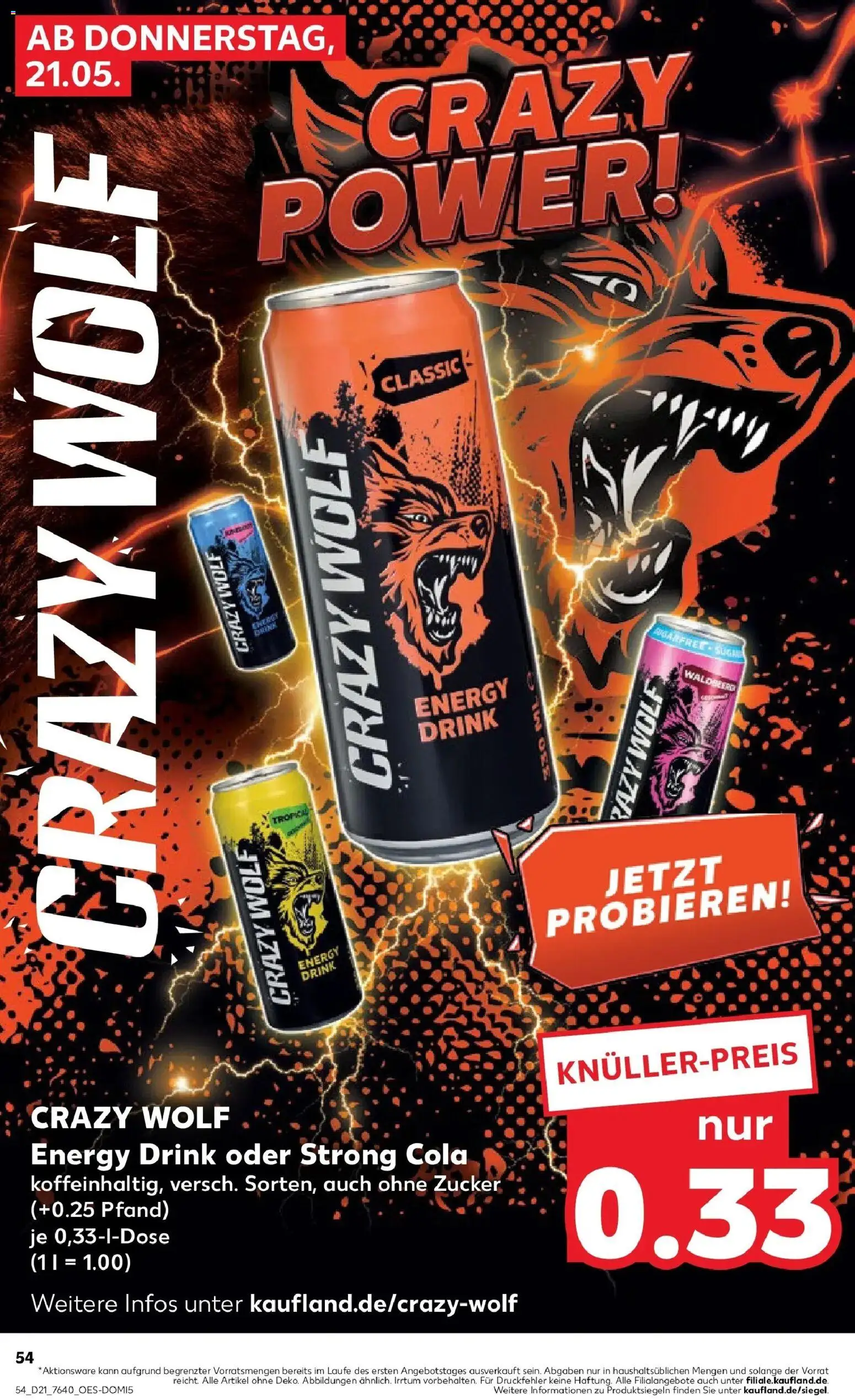 Kaufland Prospekt Bayreuth – gültig ab 18.05.2026 | Seite: 59 | Produkte: Cola, Energy, Zucker