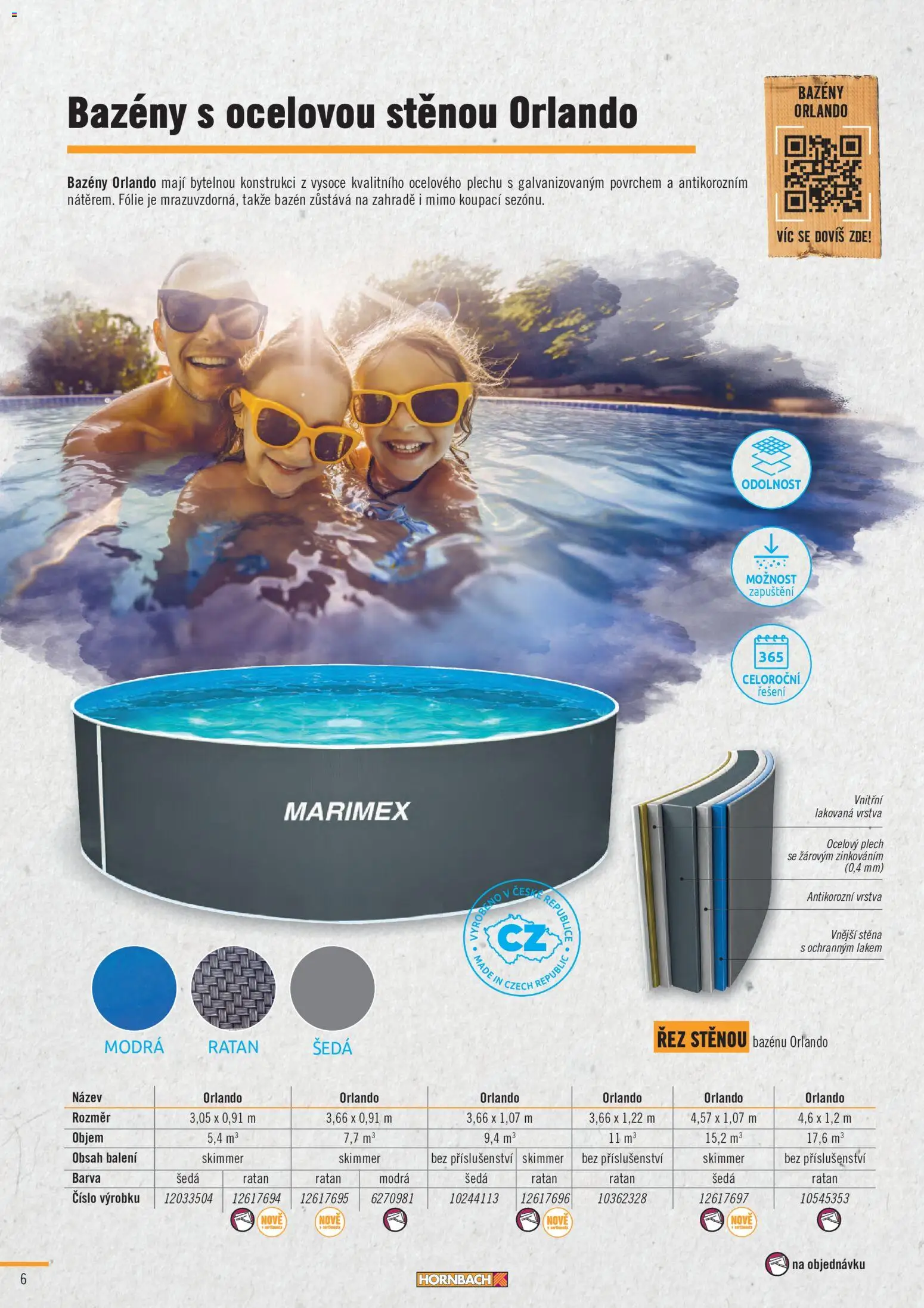HORNBACH leták - Bazény 2026 od 06.05.2026 | Strana: 6 | Produkty: Bazény, Fólie, Plech, Bazén