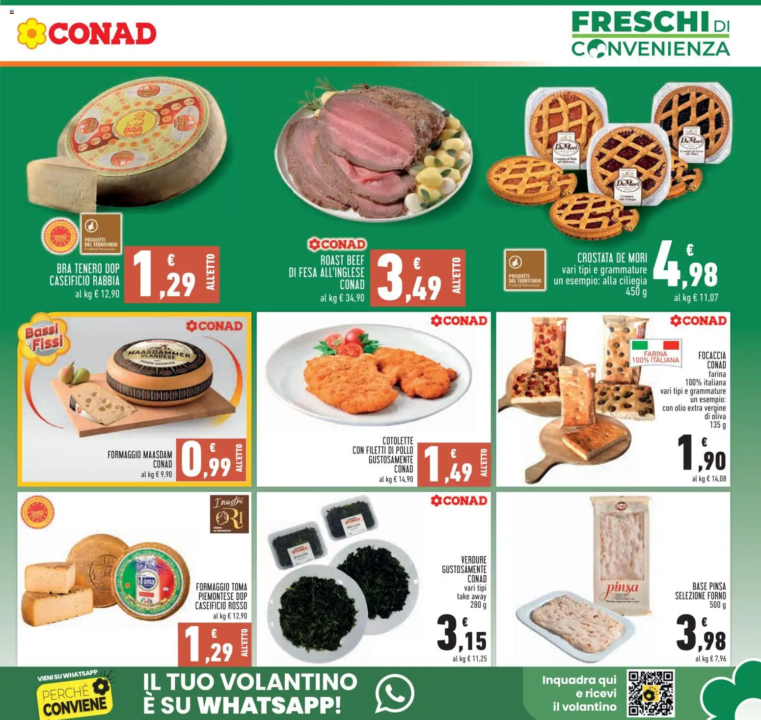 Volantino Conad del 24/09/2026 | Pagina: 5 | Prodotti: Focaccia, Olio, Olio extra vergine, Forno