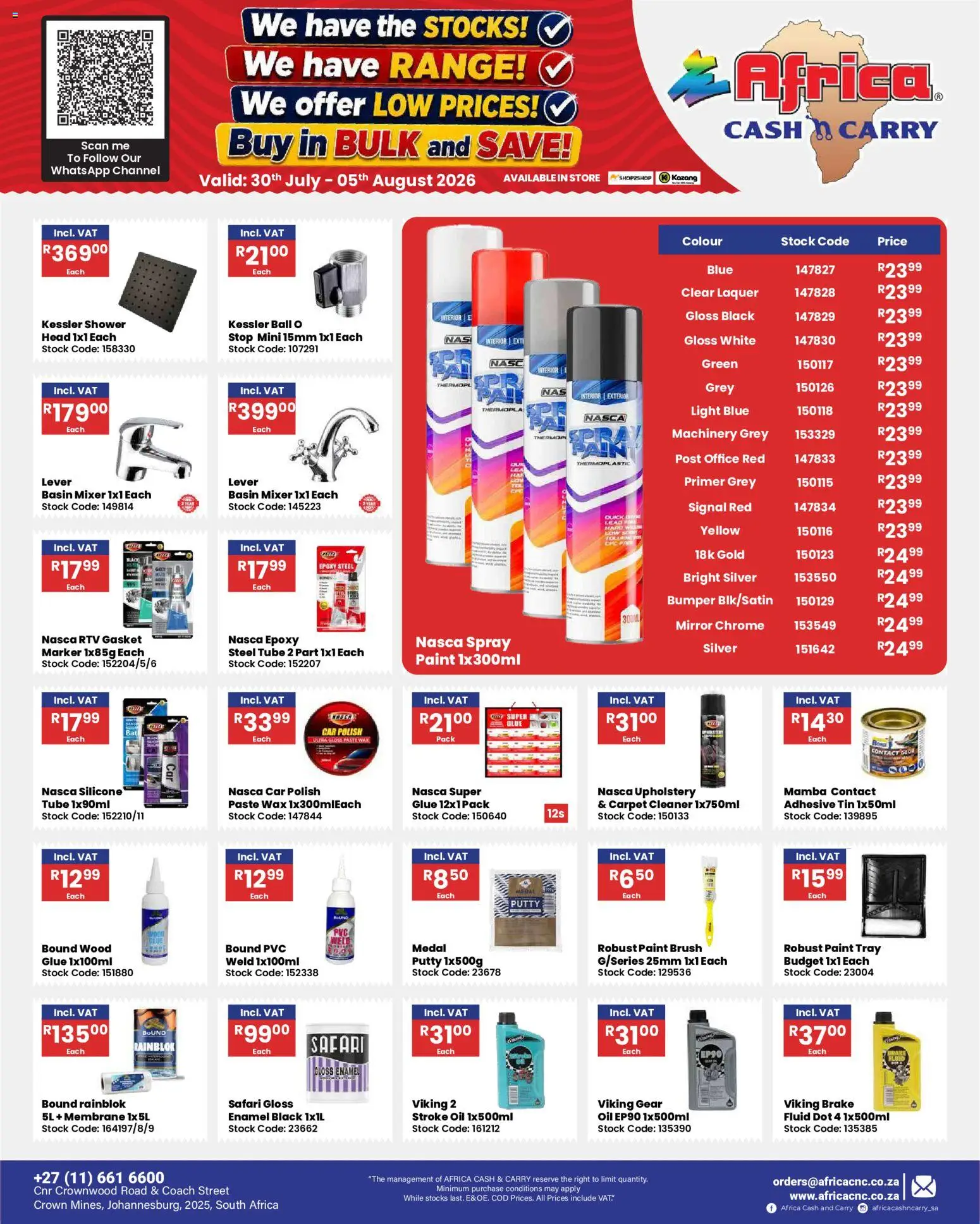 New Africa Cash & Carry catalogue – valid from 30/07/2026 | Page: 39