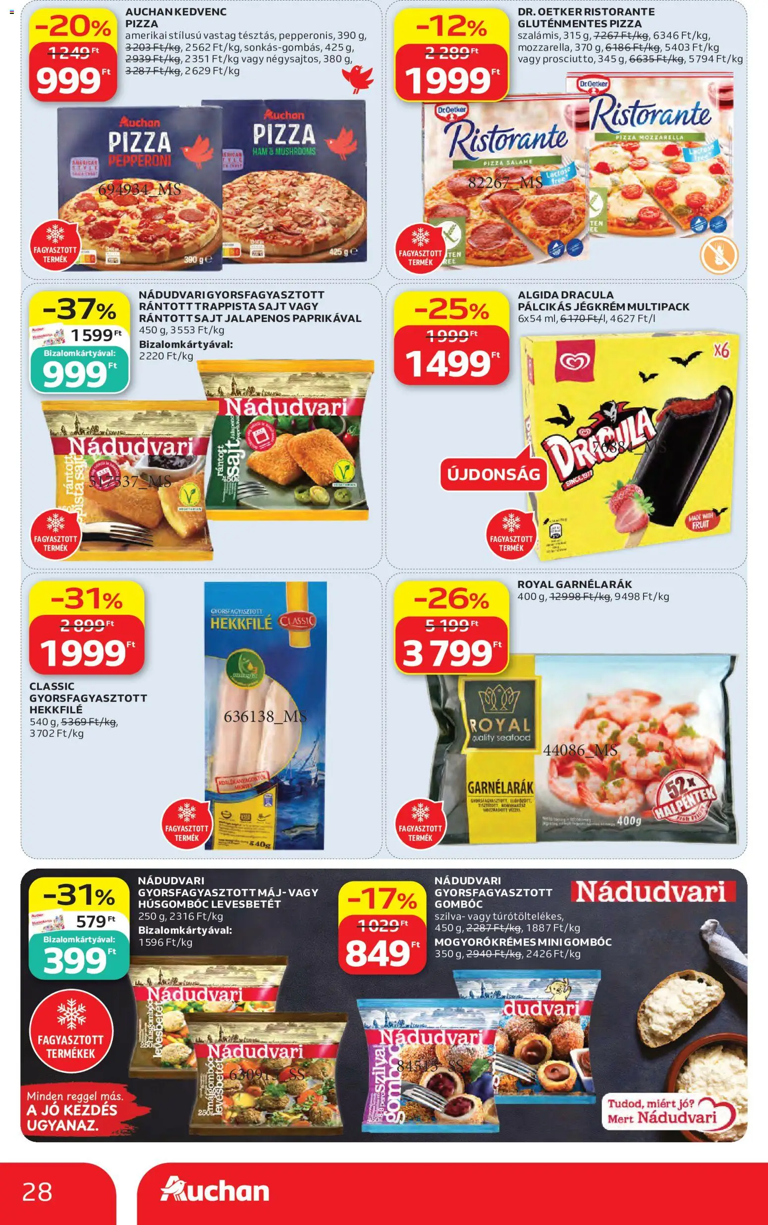 Auchan akciós ujság - amely érvényes a következő dátumtól: 2026.10.08. | Oldal: 28