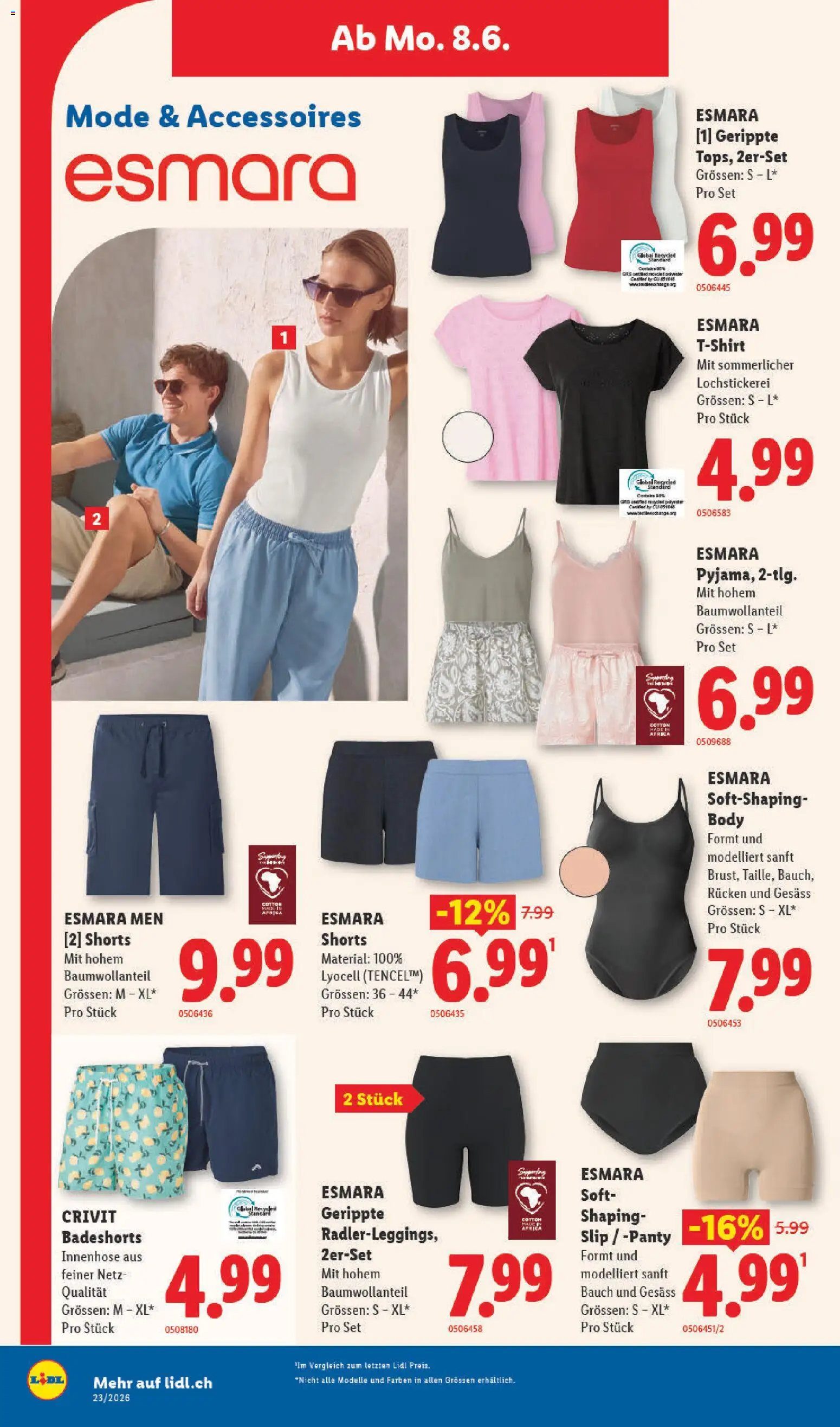 Lidl aktionen – gültig ab 04.06.2026 | Seite: 34 | Produkte: Slip, Badeshorts
