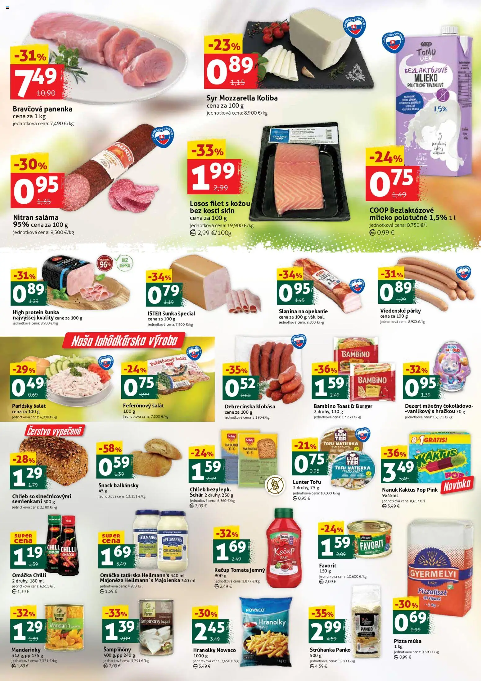 Nové COOP Jednota akcie – leták je platný od 17.07.2026 | Strana: 2