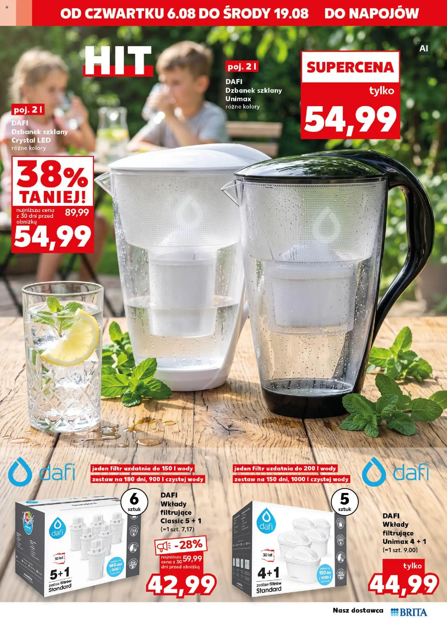 Kaufland Polsko leták - Złap okazje od 06.08.2026 | Strana: 2 | Produkty: Brita, LED