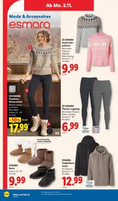ESMARA Grobstrick-pullover, Materialmix: Polyacryl, Polyester, Wolle, Elasthan ab 29.10.2026 gültig | Seite: 34 | Produkte: Leggings, Pullover, Jacke
