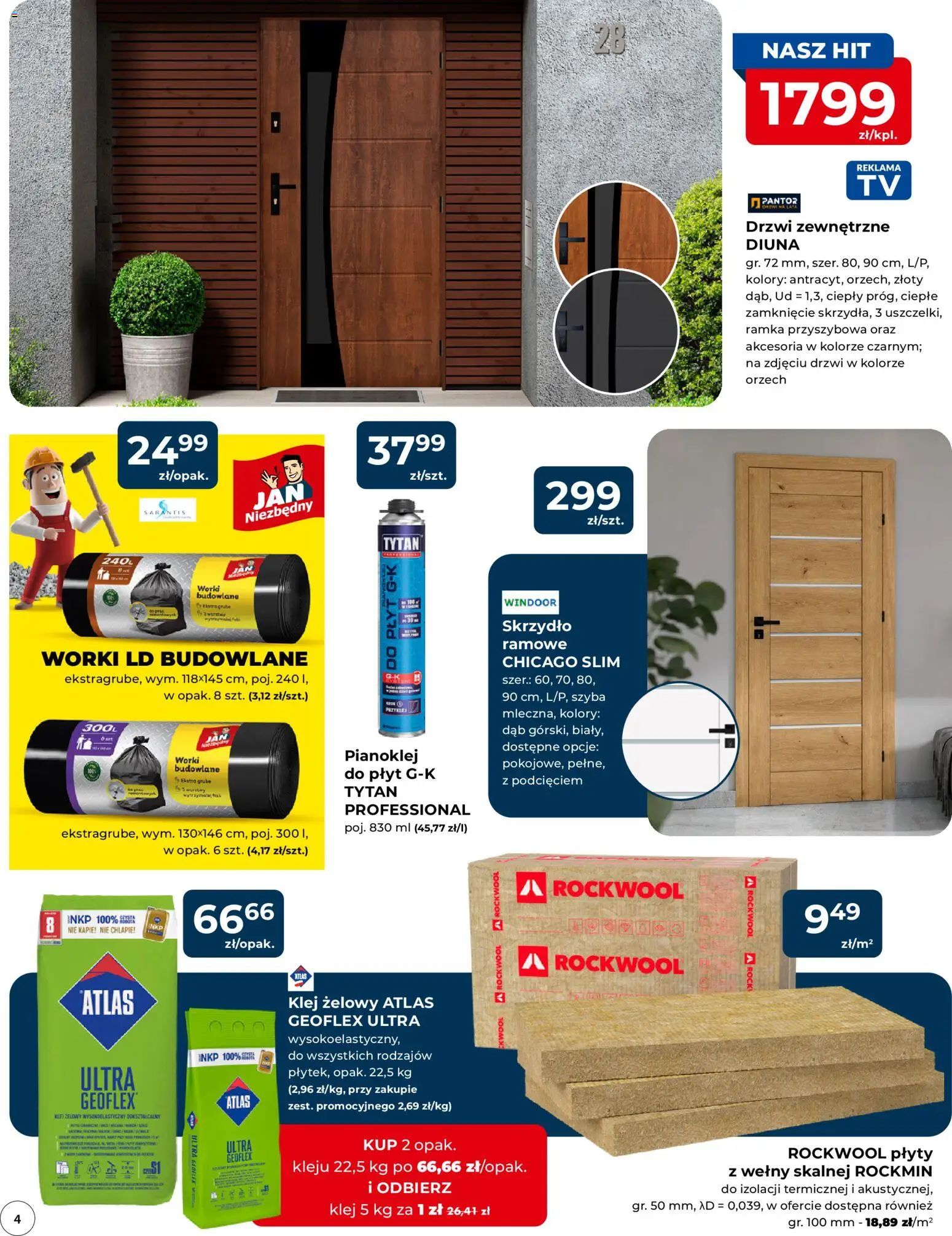 Mrówka gazetka - Malbork od 06.08.2026 | Strona: 4 | Produkty: Plyty, Ramka