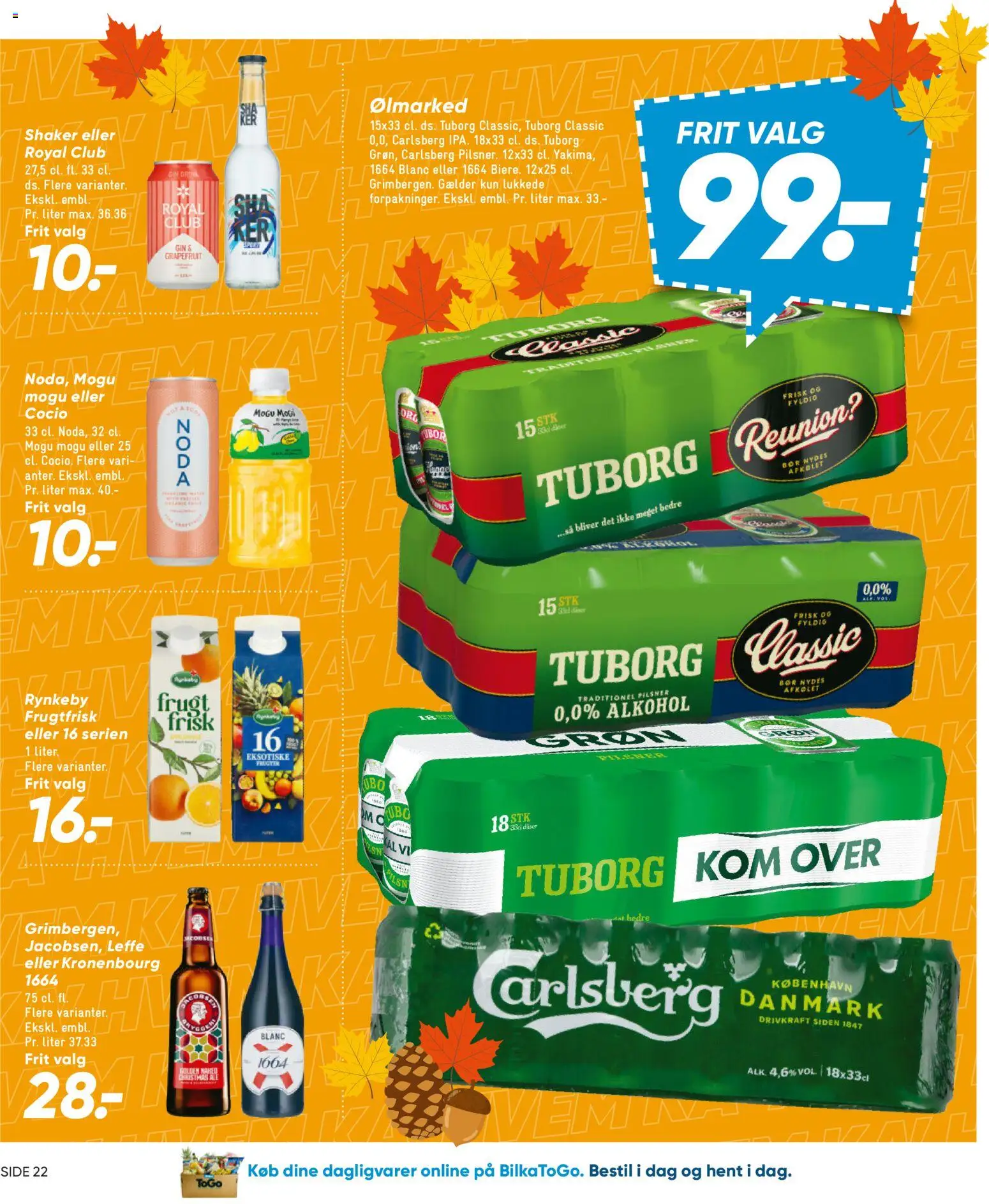 Bilka tilbudsavis – gyldig fra 23/10/2026 | Side: 32 | Produkter: Dagligvarer, Gin