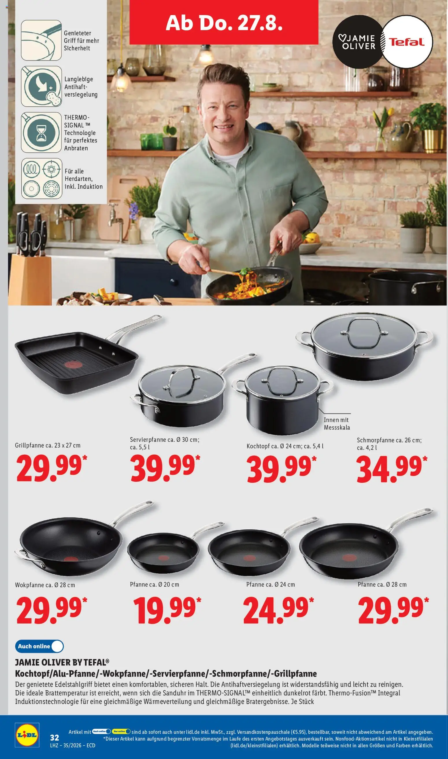 Lidl Prospekt – gültig ab 24.08.2026 | Seite: 28 | Produkte: Grill, Wok