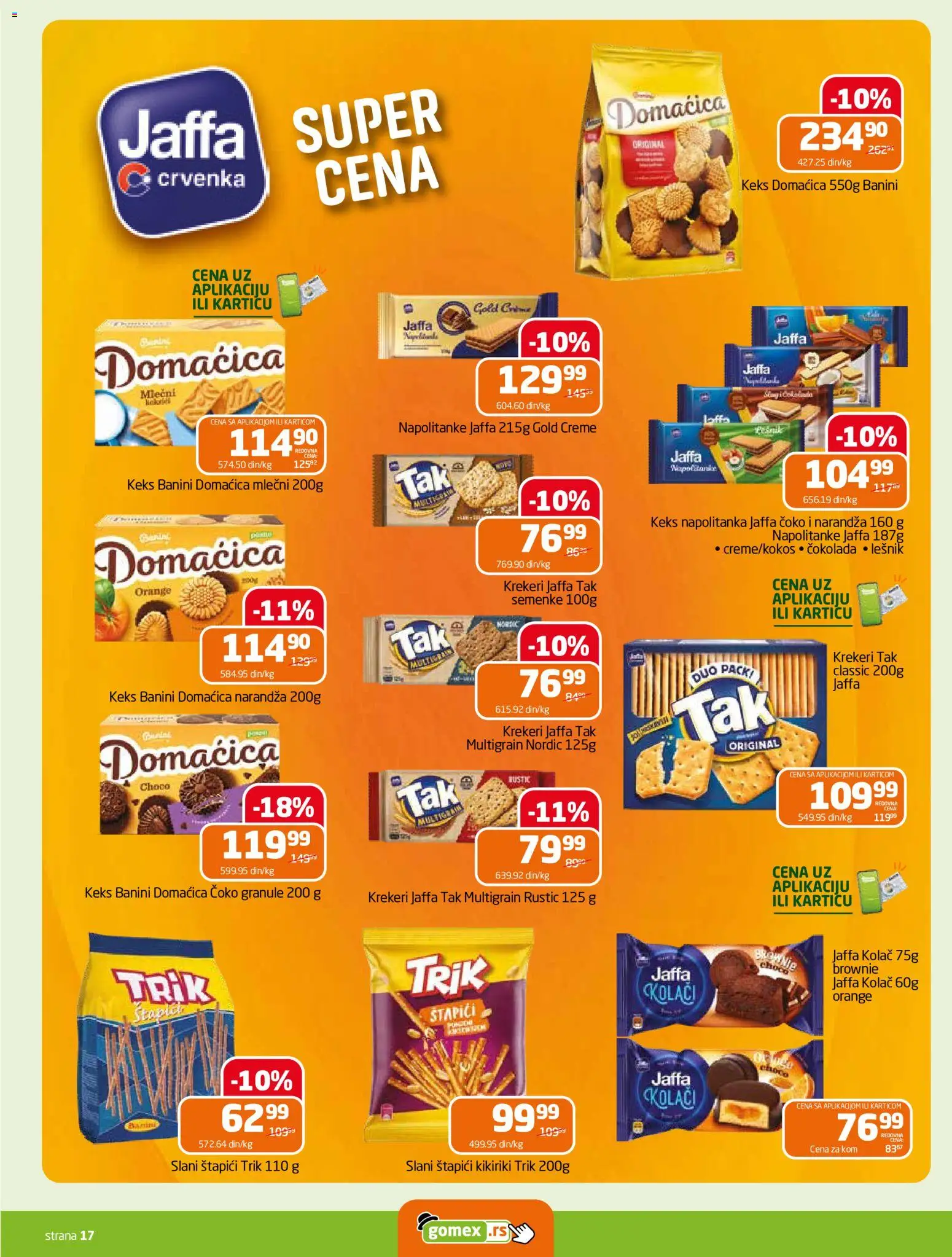 Gomex katalog - važi od 05.08.2026 | Strana: 17