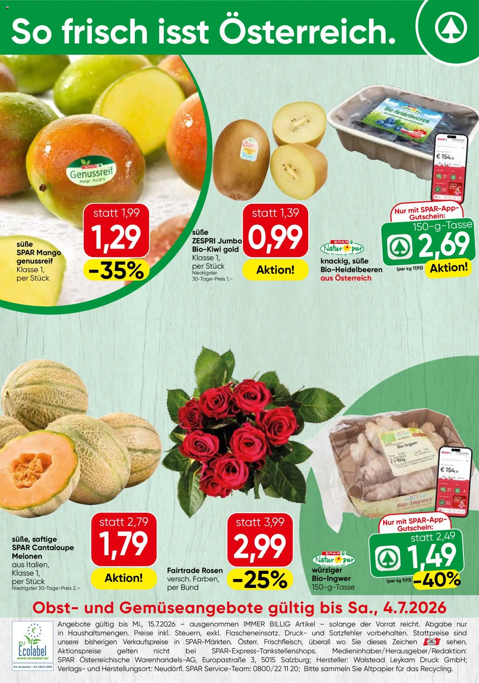 Spar Flugblatt - Niederösterreich gültig ab 01.07.2026 | Seite: 24