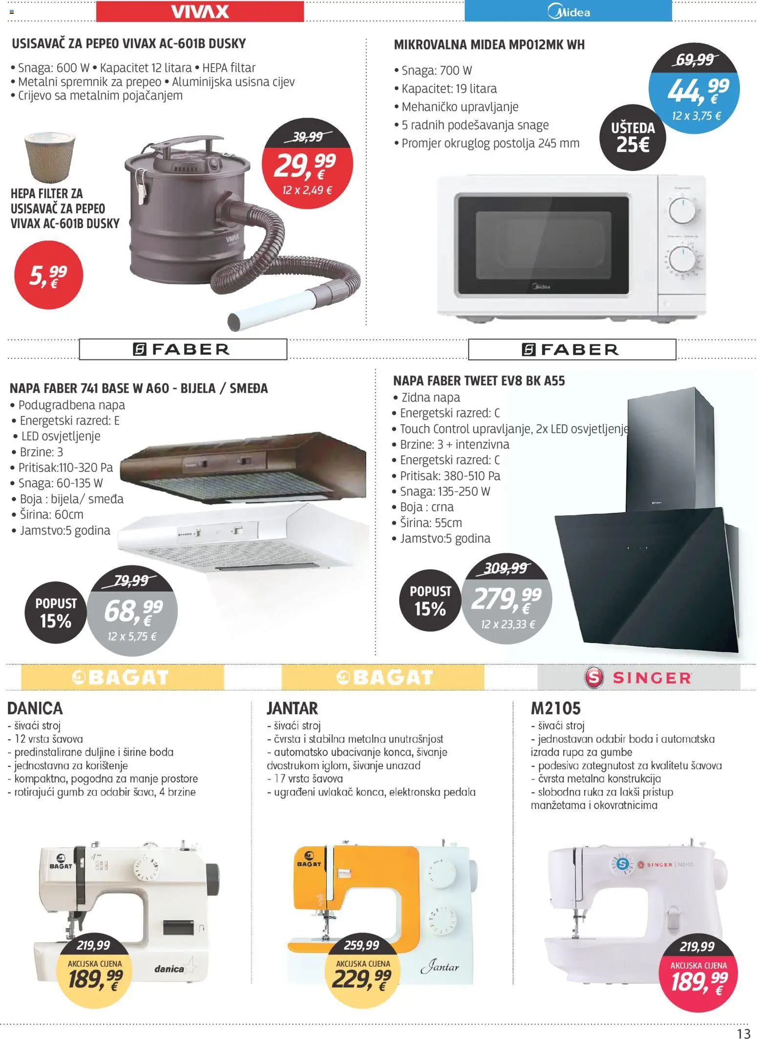 Centar Tehnike katalog | vrijedi od 09.03.2026 | Stranica: 13 | Proizvodi: Usisavač