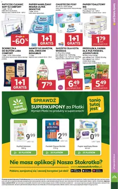 Pogląd oferty "Stokrotka gazetka" - ważna od 07.05.2026 | Strona: 42 | Produkty: Buty, Papier toaletowy, Stokrotka, Ksylitol