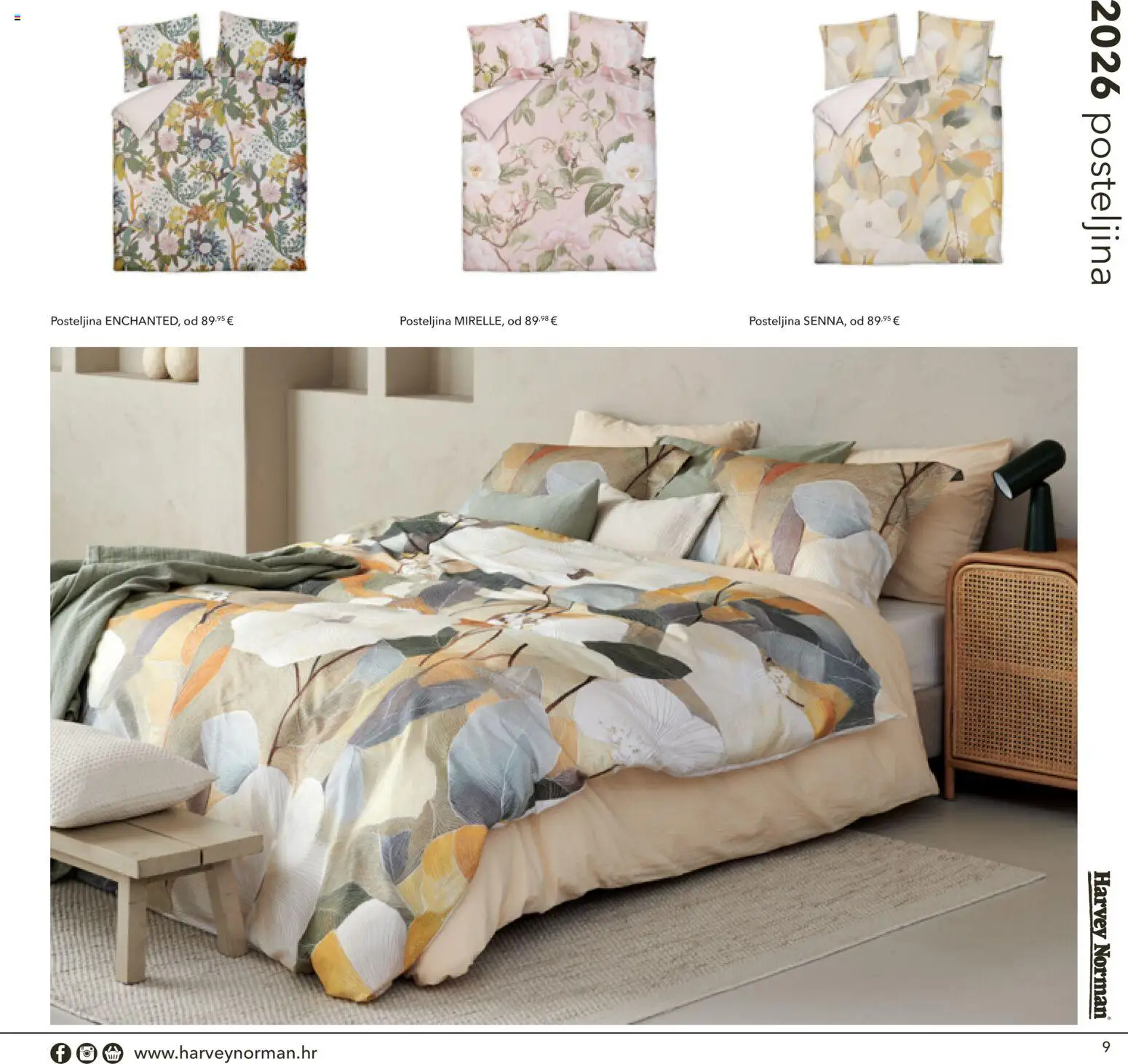 Harvey Norman katalog | vrijedi od 05.06.2026 | Stranica: 9 | Proizvodi: Posteljina