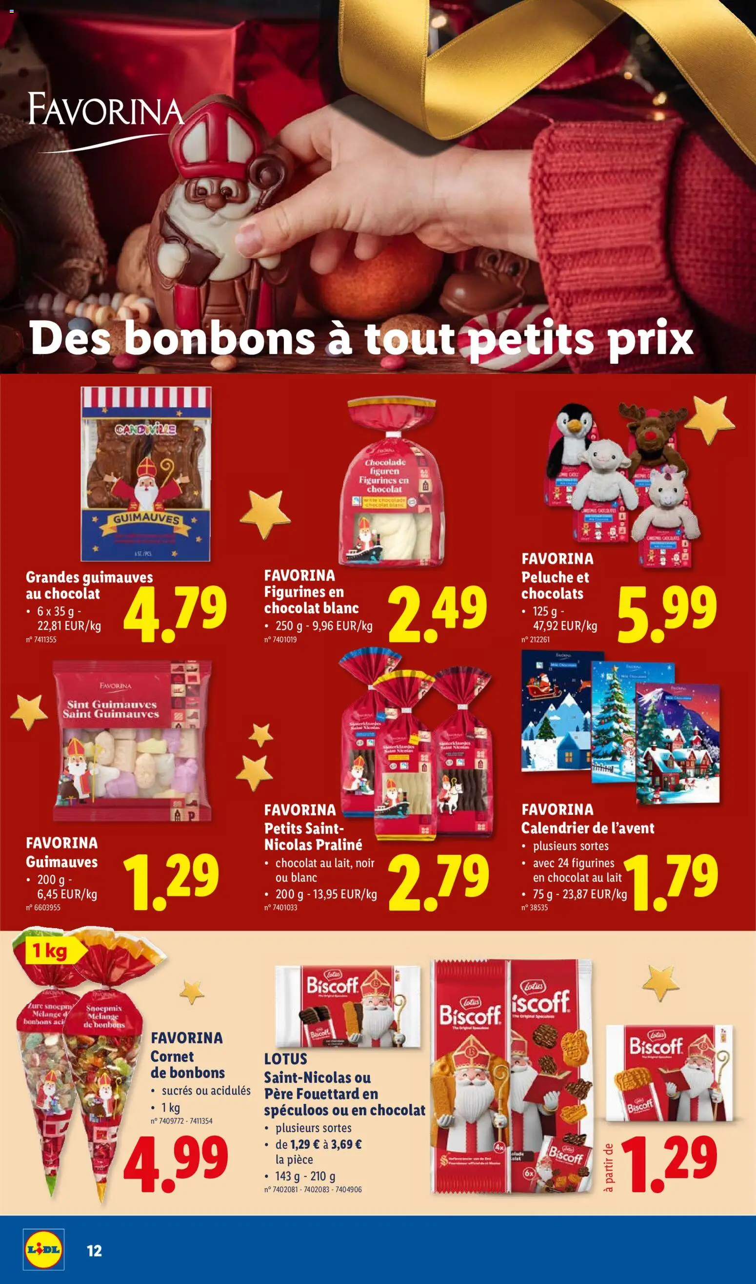 {H1} | Pagina: 12 | Producten: Witte chocolade, La, Lotus, Chocolade