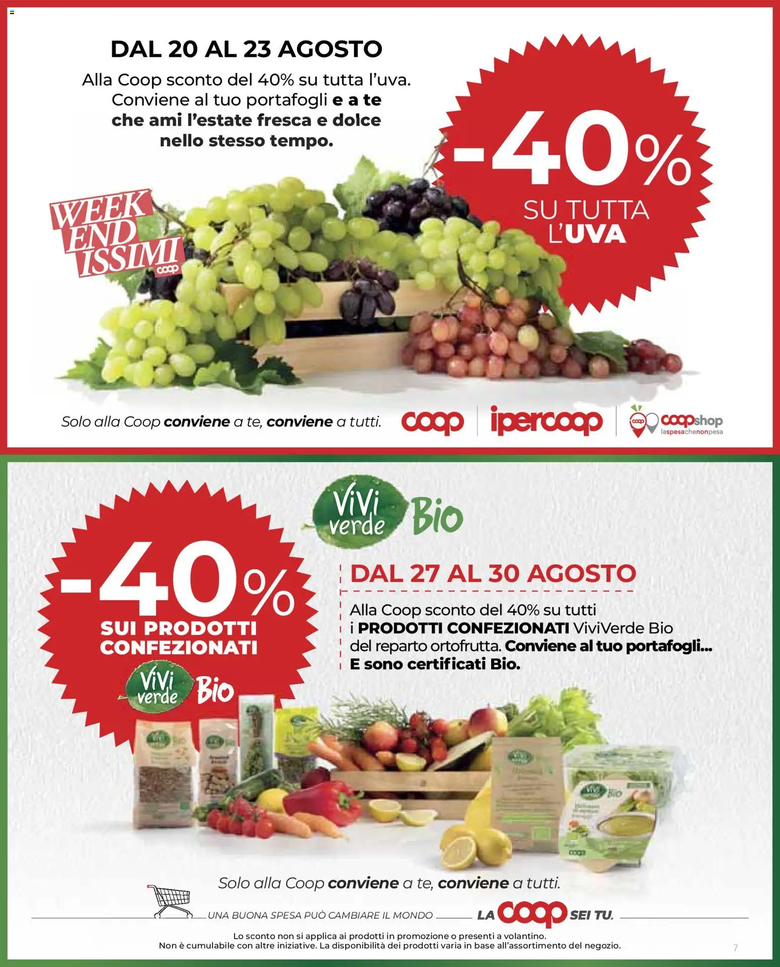 Volantino COOP del 20/08/2026 | Pagina: 7 | Prodotti: Tè