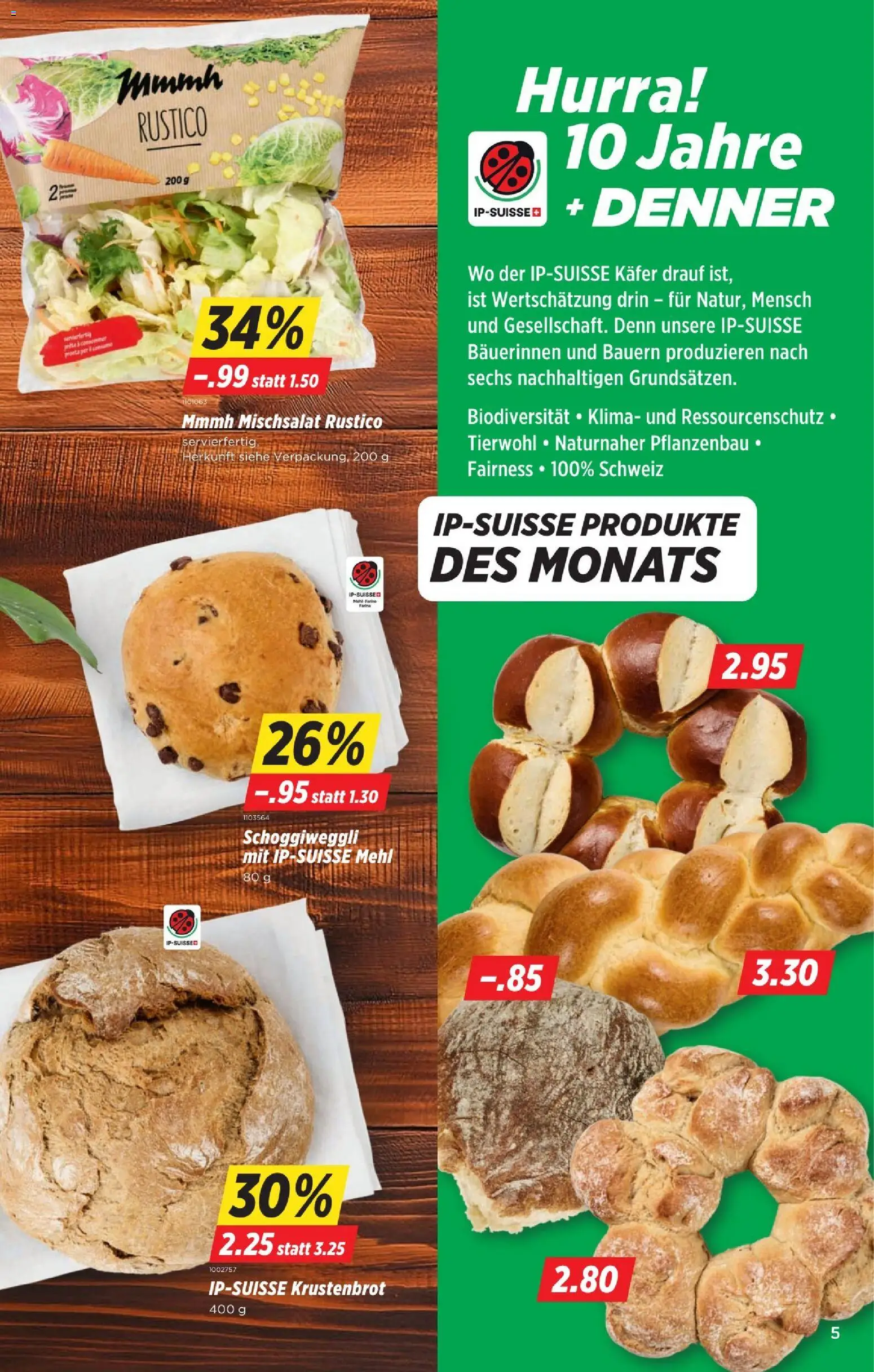 Denner aktionen – gültig ab 16.04.2026 | Seite: 5 | Produkte: Mehl