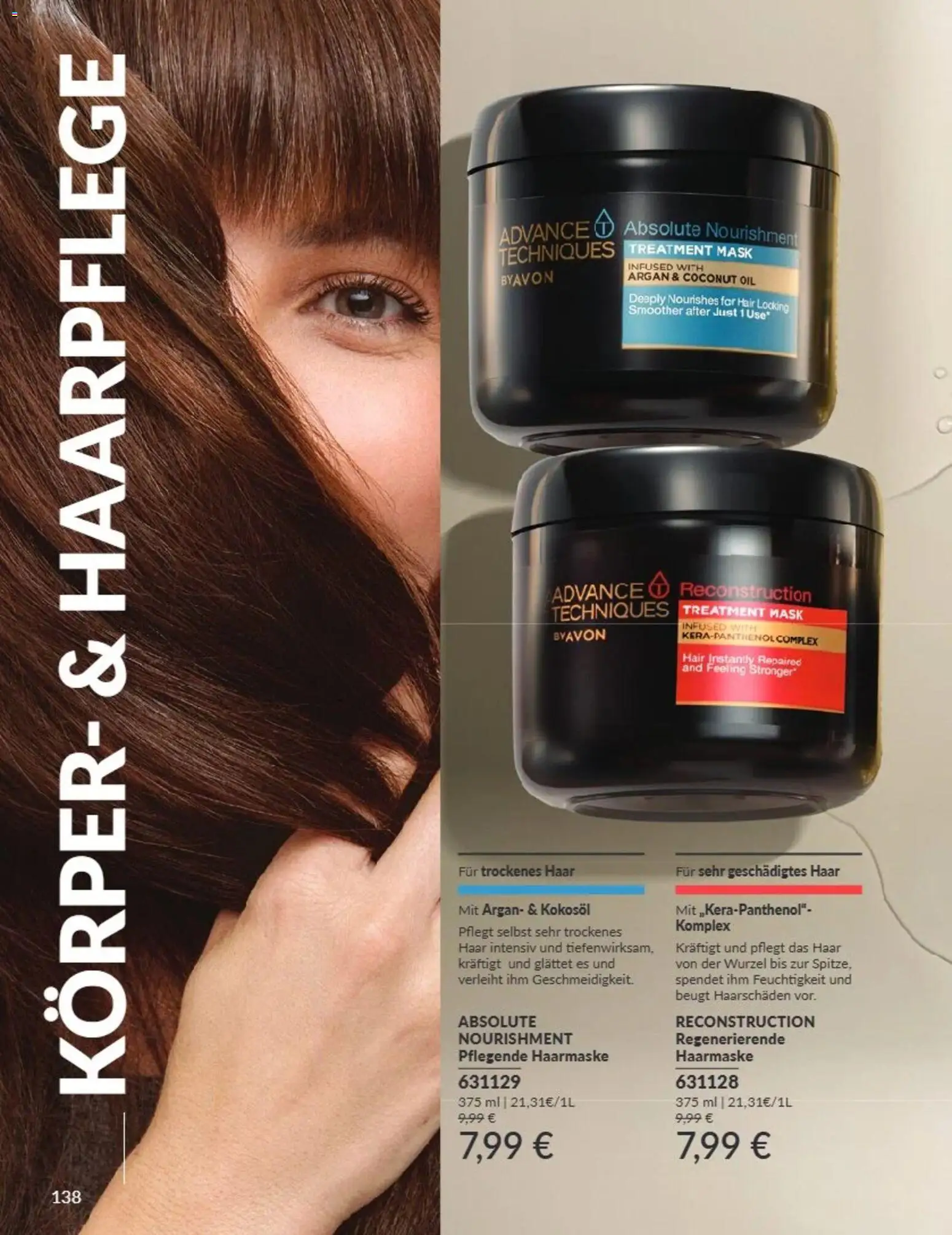 AVON Katalog August 2026 – gültig ab 08.08.2026 | Seite: 138 | Produkte: Haarmaske
