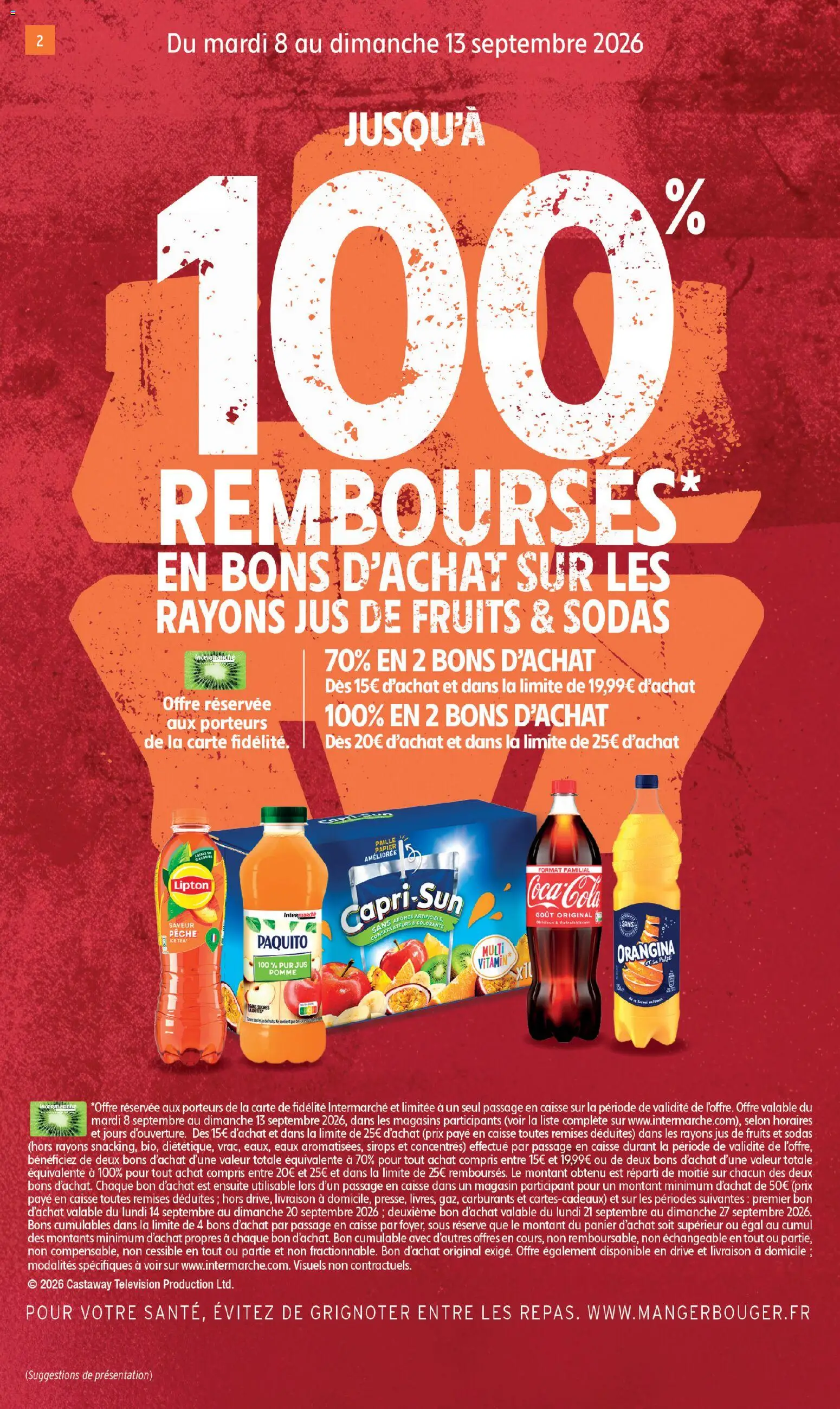 {H1} | Page: 2 | Produits: Sodas, Orangina, Panier, Jus