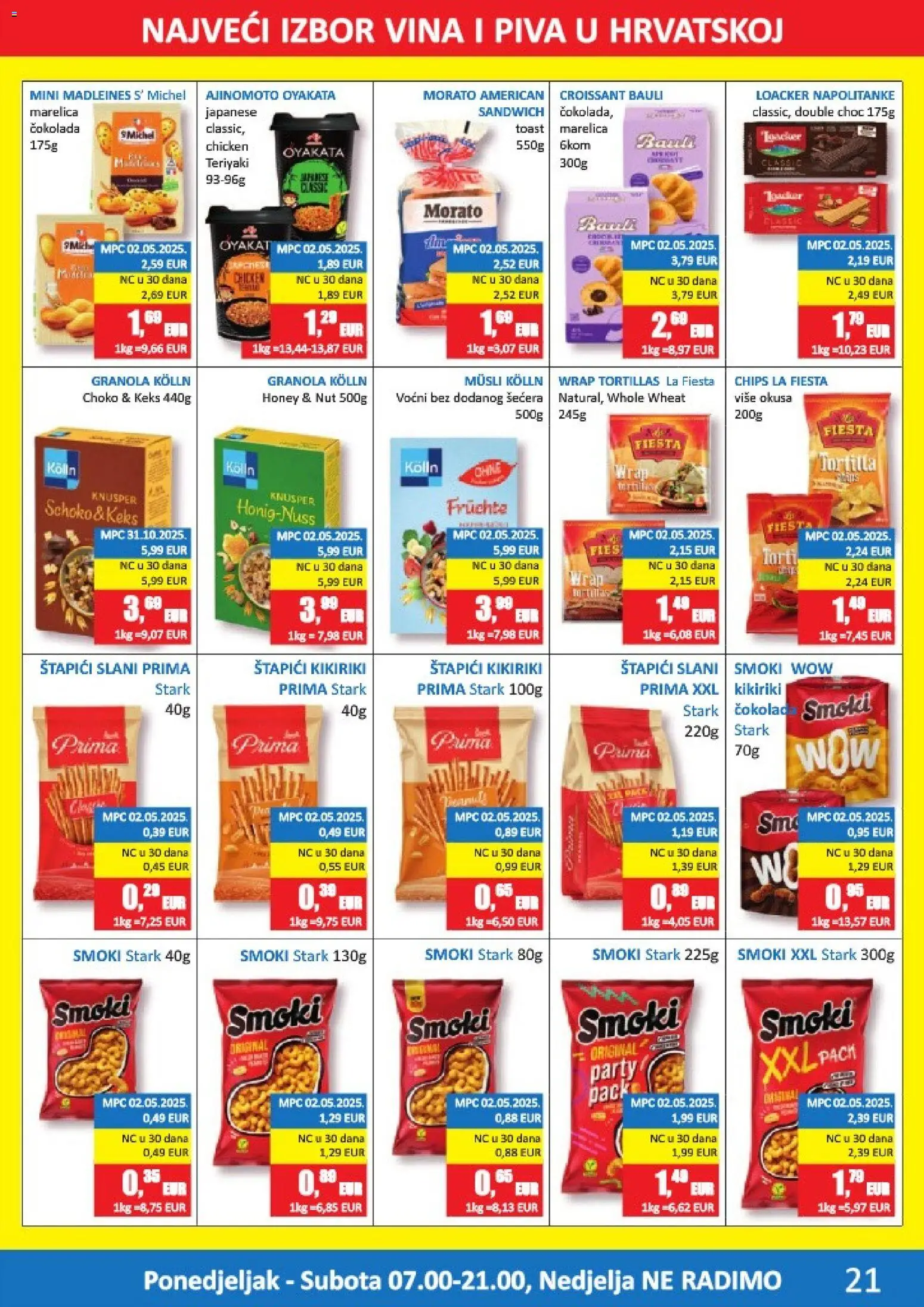 Vrutak katalog | vrijedi od 14.09.2026 | Stranica: 21 | Proizvodi: Chips, Sandwich, Toast, Kikiriki