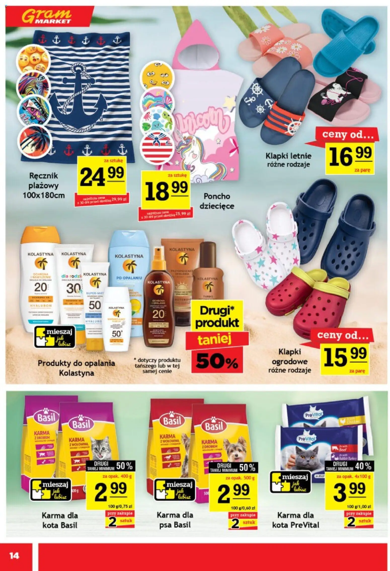 Gram Market gazetka od 17.06.2026 | Strona: 14 | Produkty: Klapki, Wołowina