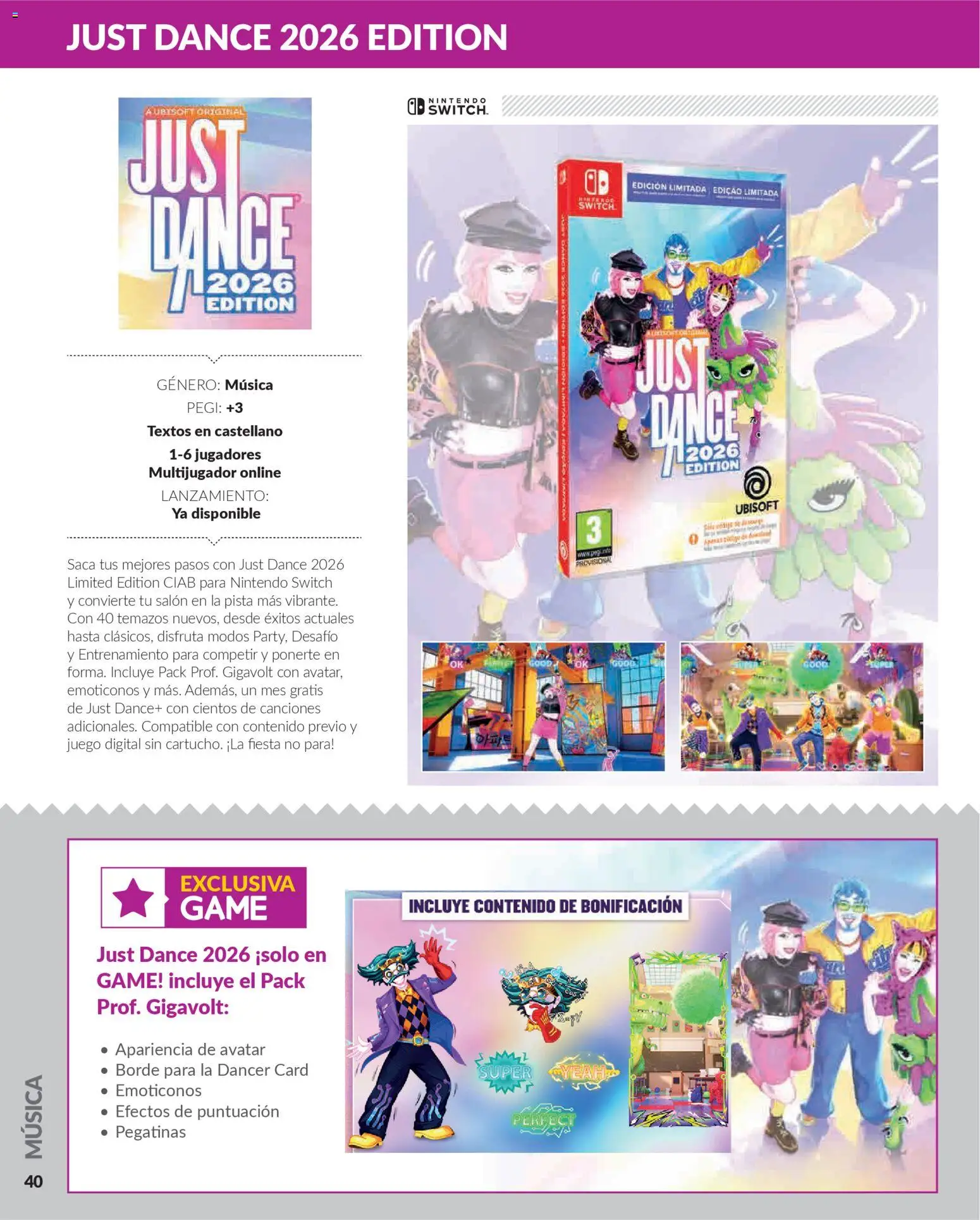 Game folleto │ válido desde el 03/12/2025 | Página: 40 | Productos: Nintendo