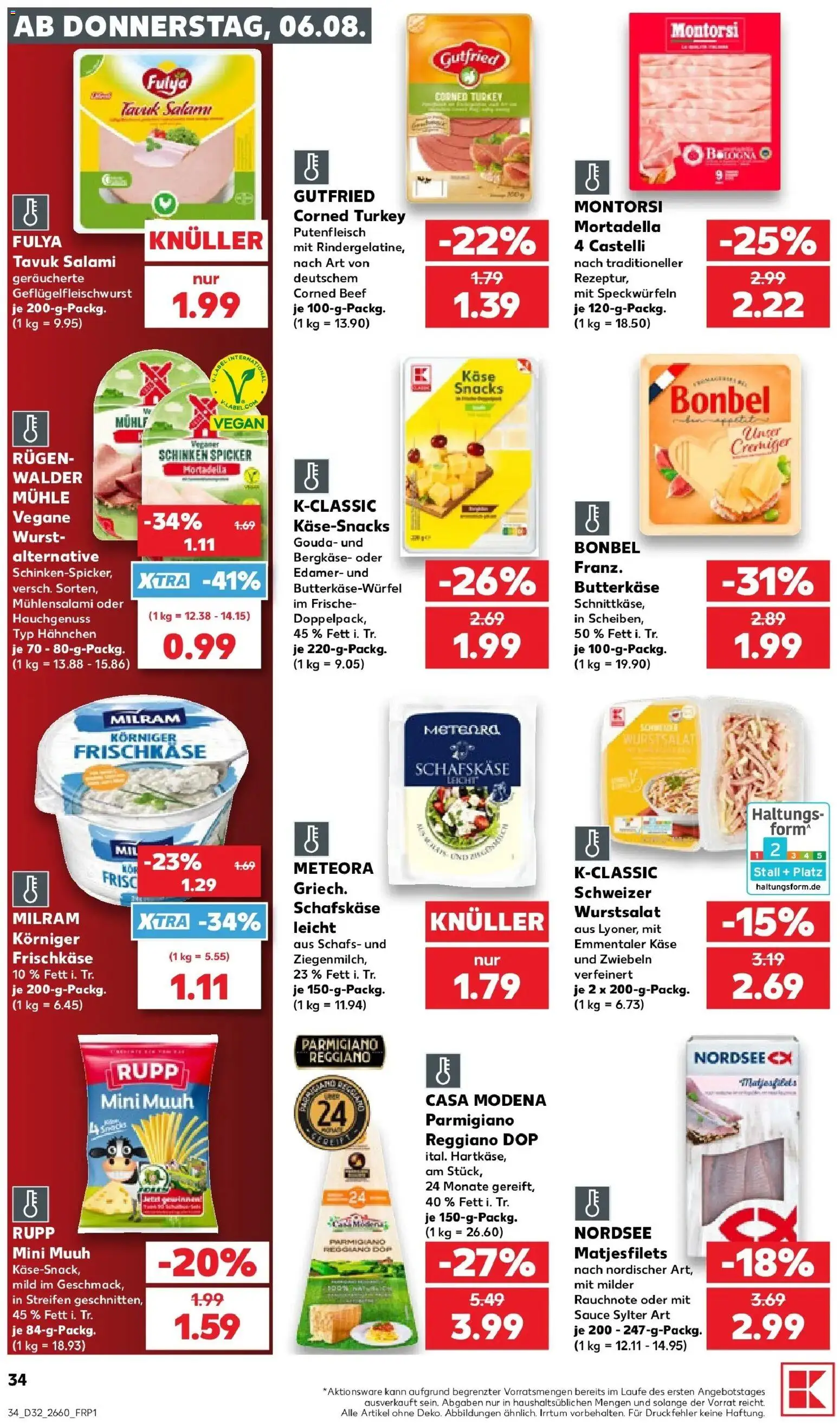 Kaufland Prospekt Buchen – gültig ab 03.08.2026 | Seite: 43 | Produkte: Mühle, Hahnchen, Edamer, Frischkase