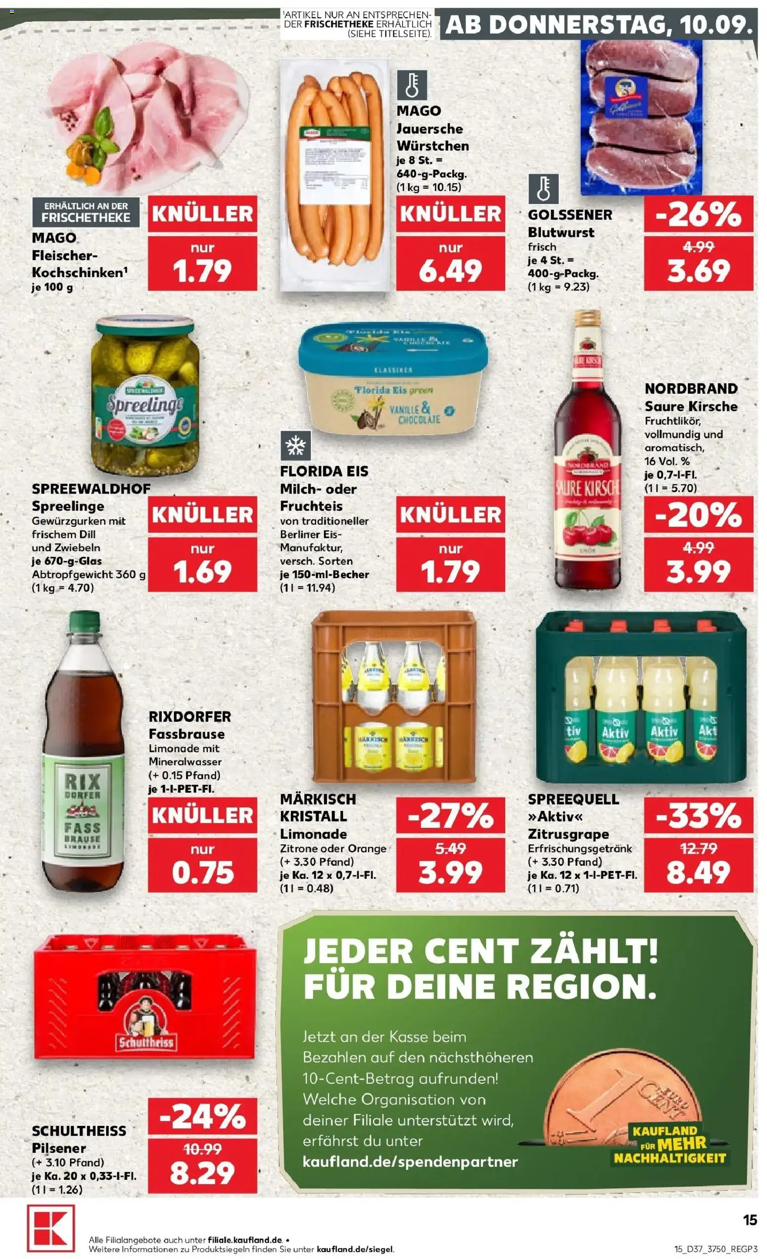 Kaufland Prospekt Oranienburg – gültig ab 07.09.2026 | Seite: 24 | Produkte: Limonade, Zwiebeln, Zitrone, Eis