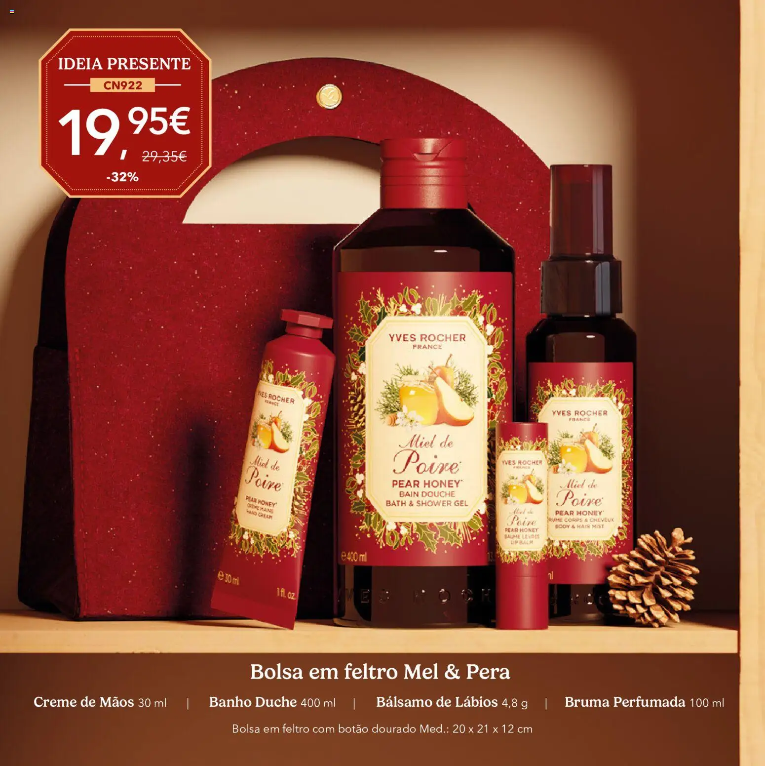 Yves Rocher Catálogo de natal │ válido de 21/10/2026 | Página: 16 | Produtos: Bolsa, Banho, Mel, Creme