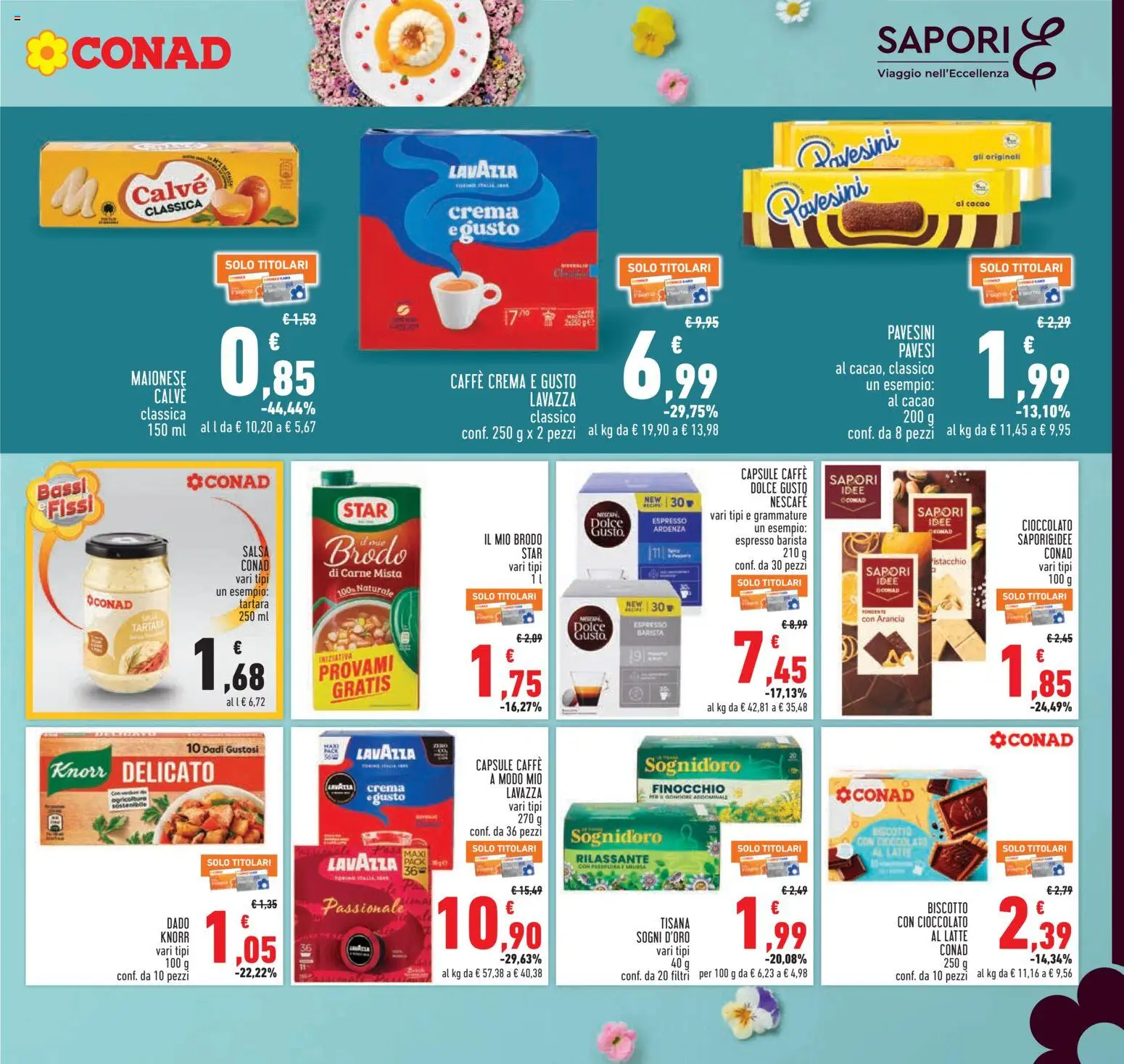 Volantino Conad del 26.03.2026 | Pagina: 15 | Prodotti: Crema, Cioccolato, Salsa, Cacao