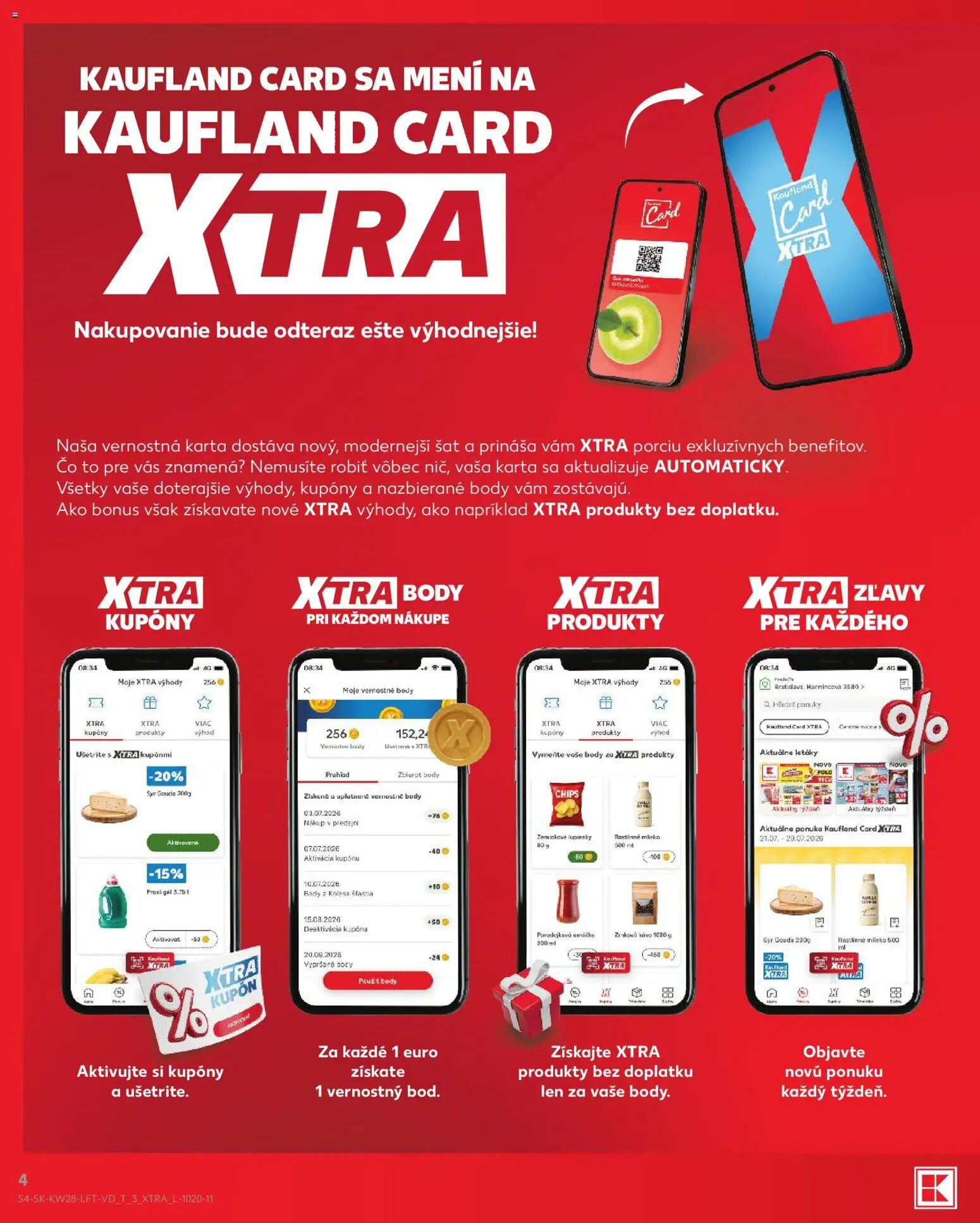 Nové Kaufland akcie – leták je platný od 09.07.2026 | Strana: 4 | Produkty: Syr, Gouda
