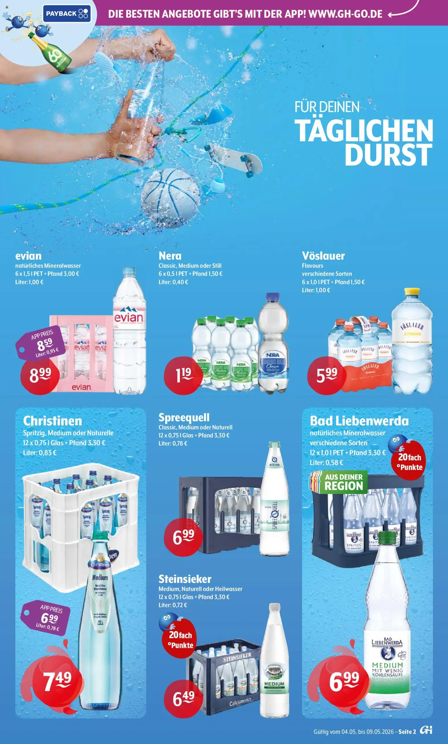 Getränke Hoffmann - Brandenburg – gültig ab 04.05.2026 | Seite: 2 | Produkte: Sprite, Bad, Mineralwasser, Zitrone