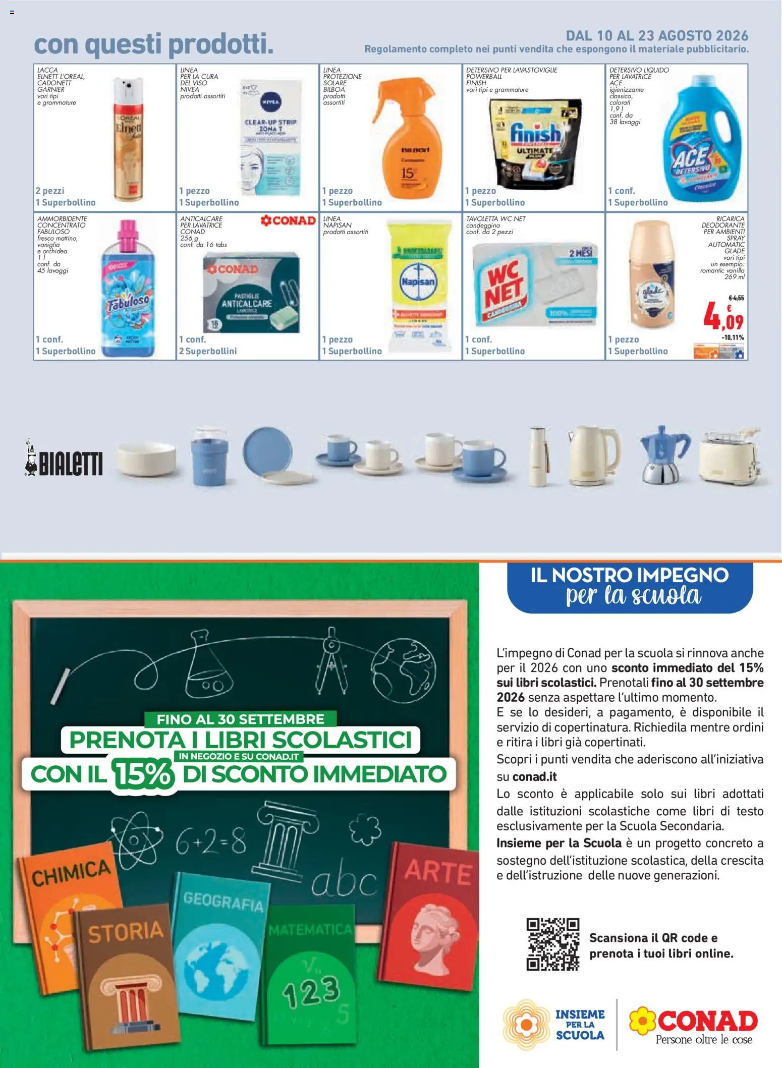 Volantino Conad del 13/08/2026 | Pagina: 19 | Prodotti: Vaniglia, Deodorante, Lavatrice, Orchidea