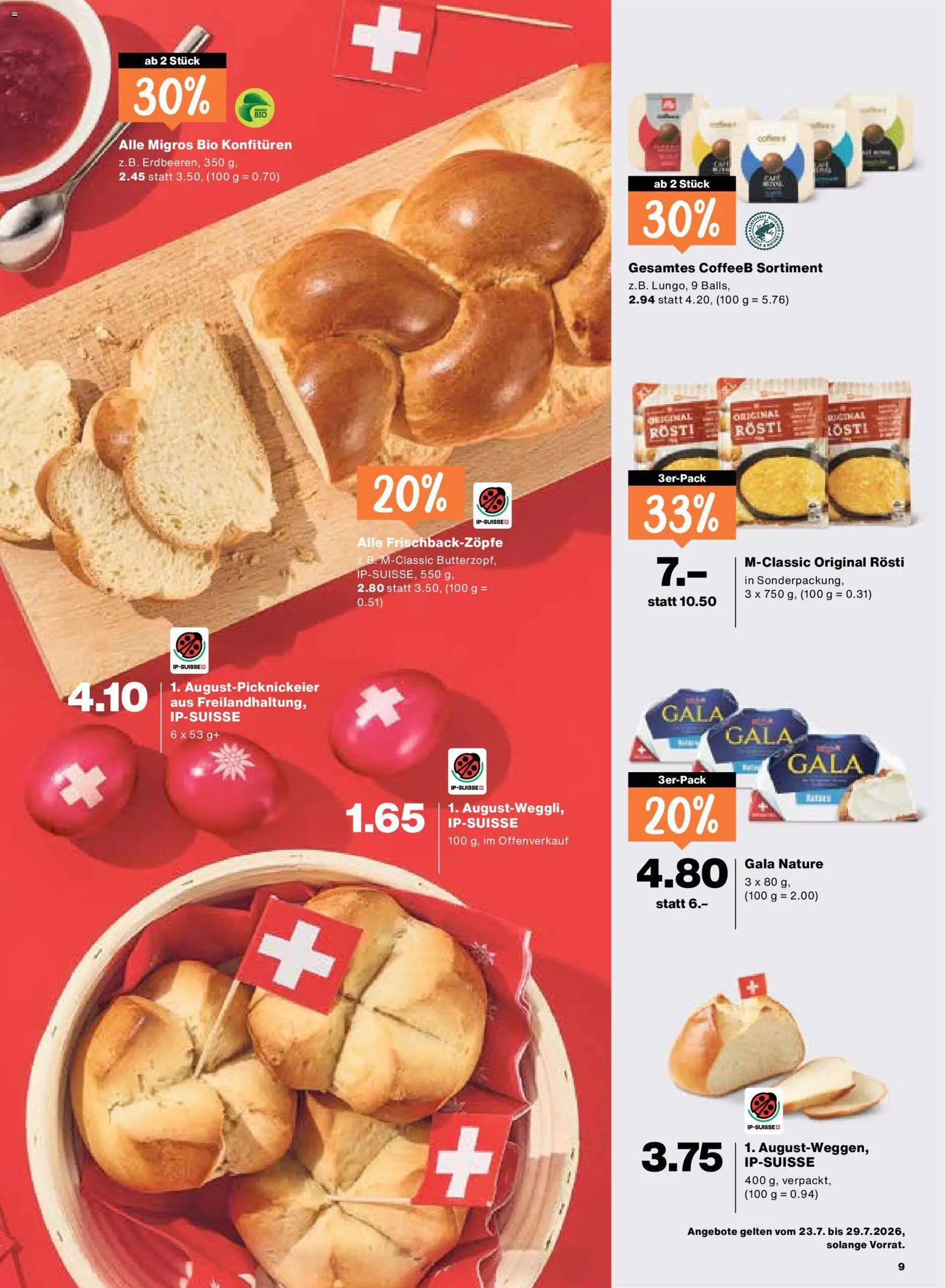 Migros aktionen – gültig ab 23.07.2026 | Seite: 9