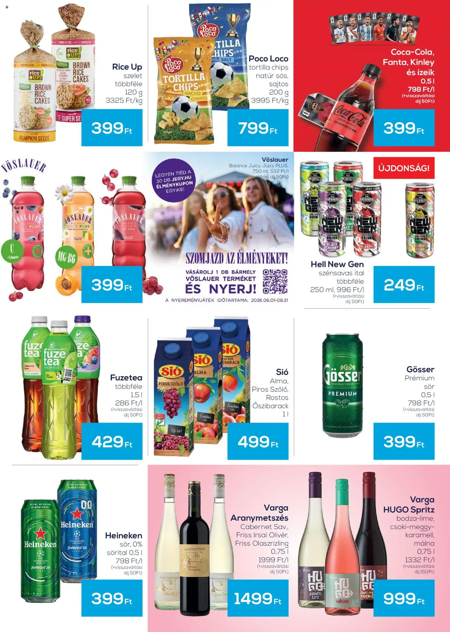 G'Roby akciós ujság - amely érvényes a következő dátumtól: 2026.06.25. | Oldal: 3 | Termékek: Szőlő, Chips, Heineken, Tea