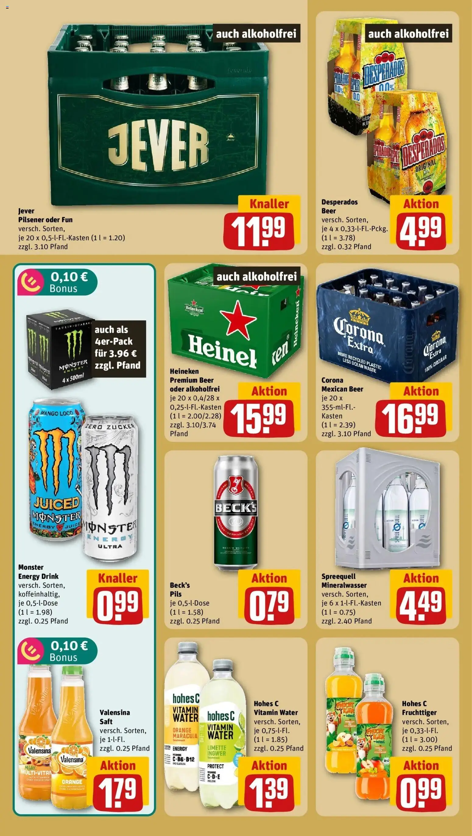 REWE Prospekt ab 14.09.2026 zum Blättern » Angebote | Seite: 16 | Produkte: Energy, Monster, Zucker, Mango