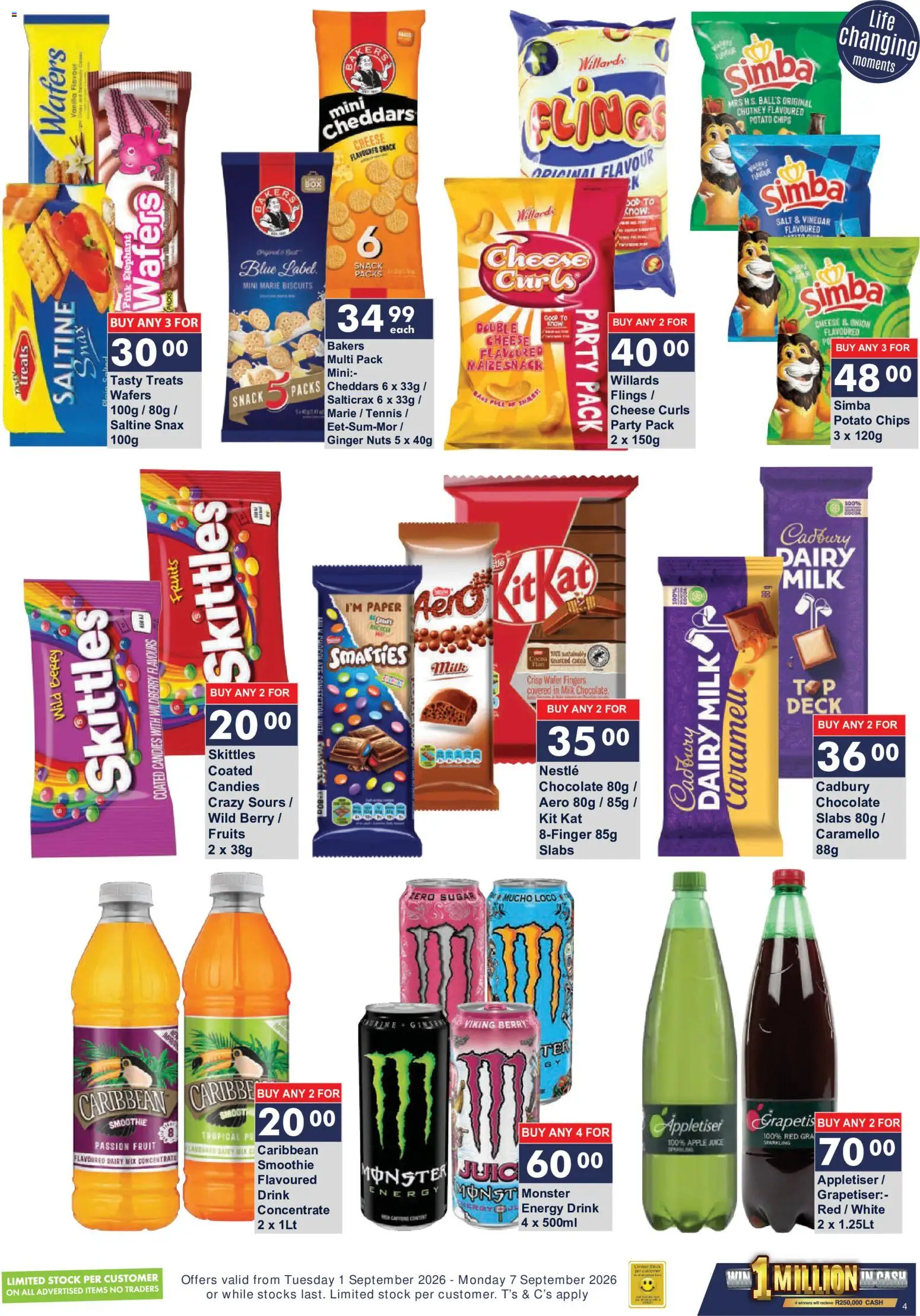 New President Hyper catalogue – valid from 01/09/2026 | Page: 4 | Products: Vinegar, Candies, Fruit, Paper